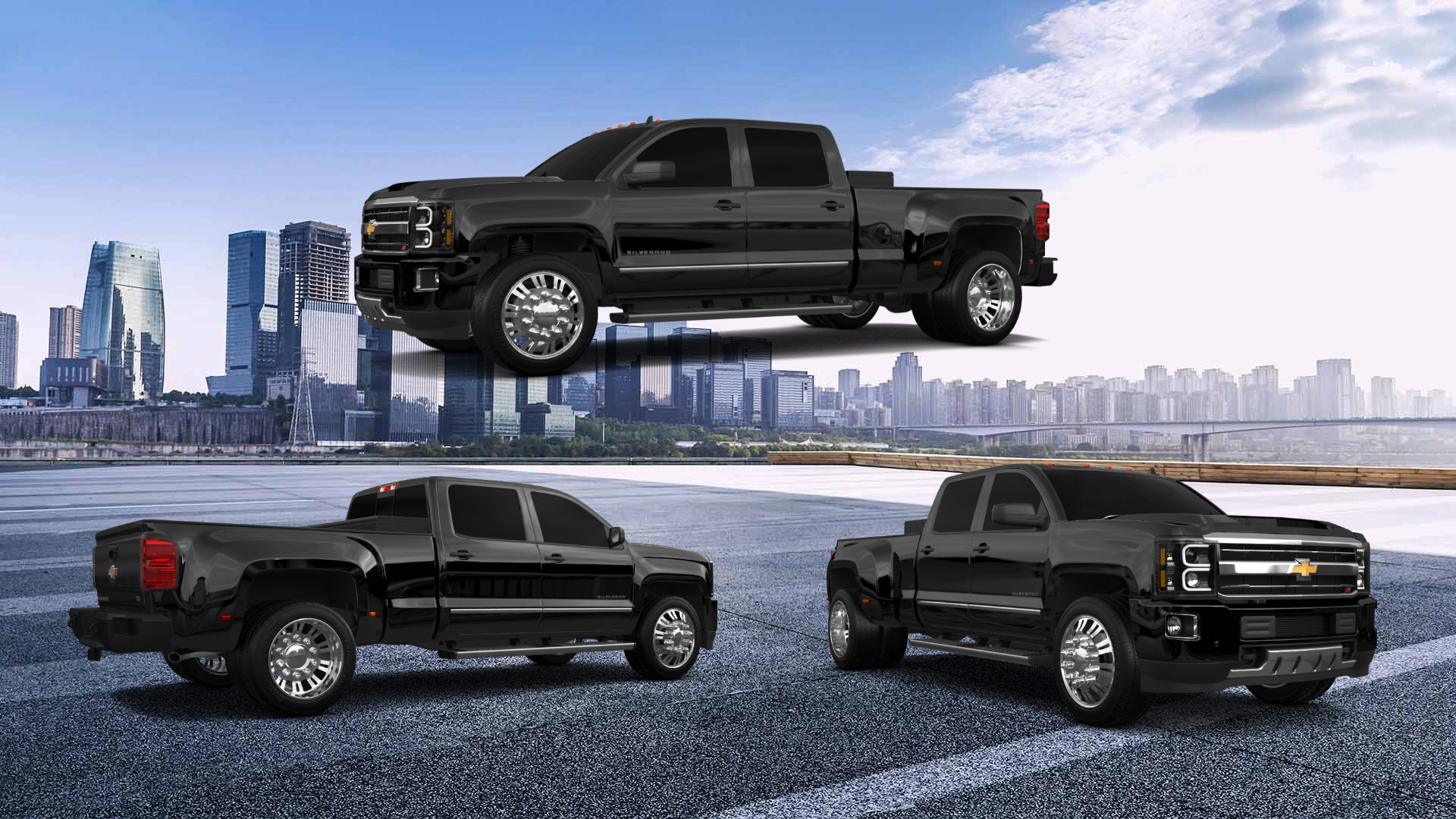 Chevrolet Silverado 3500 4 Door pickup truck 2015