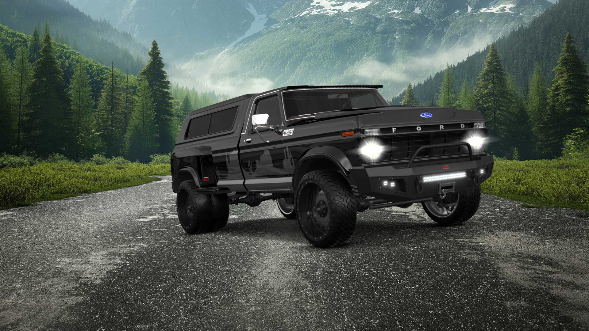 Ford F-350 Dually 2 Door pickup truck 1974