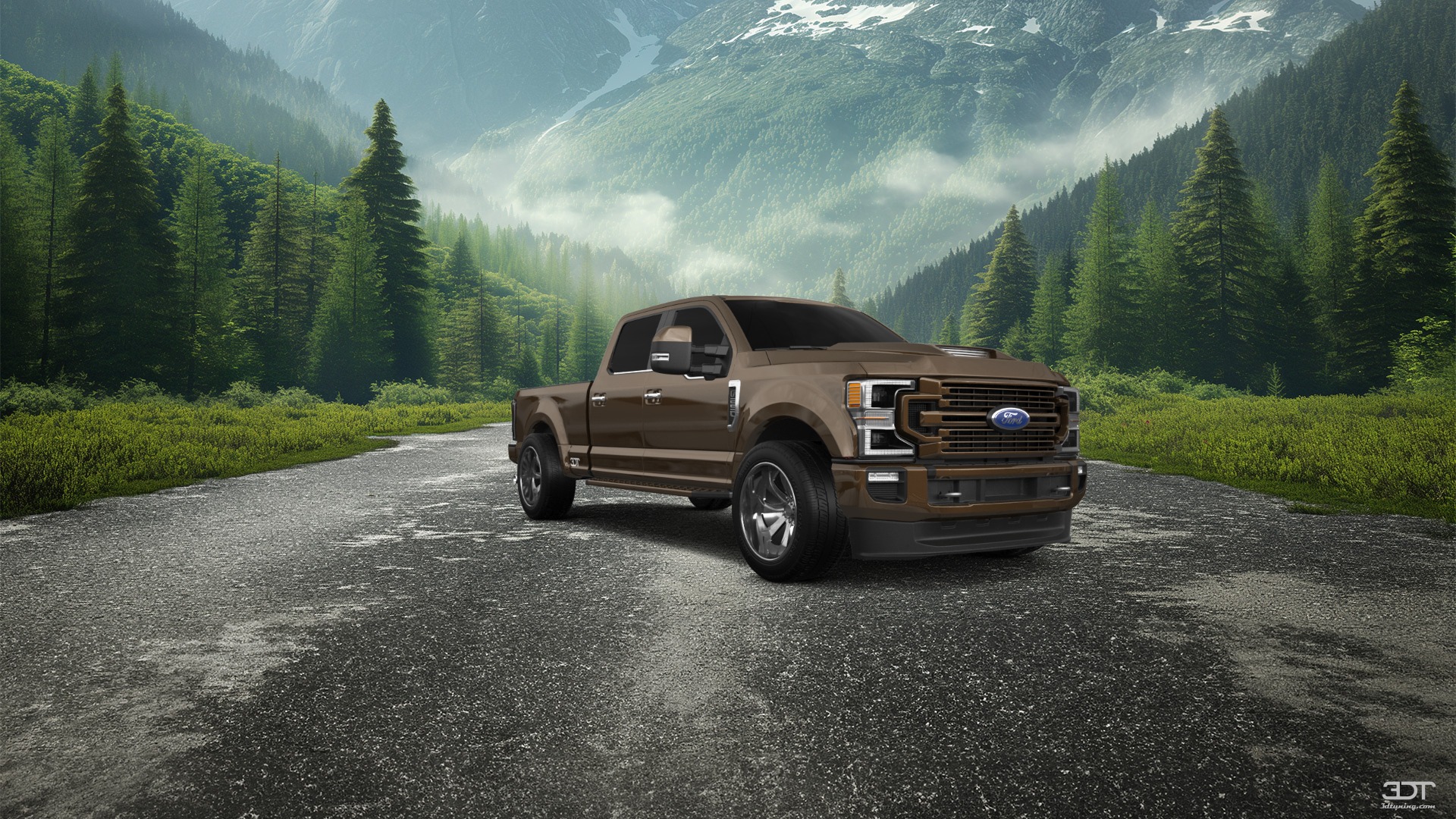 Ford F-250 4 Door pickup truck 2021 tuning