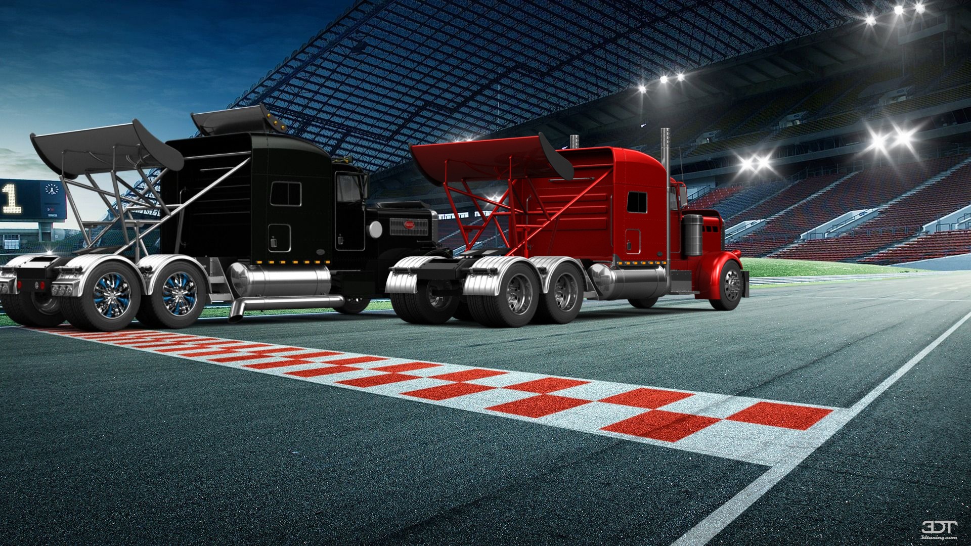 Peterbilt 359 Truck 1987