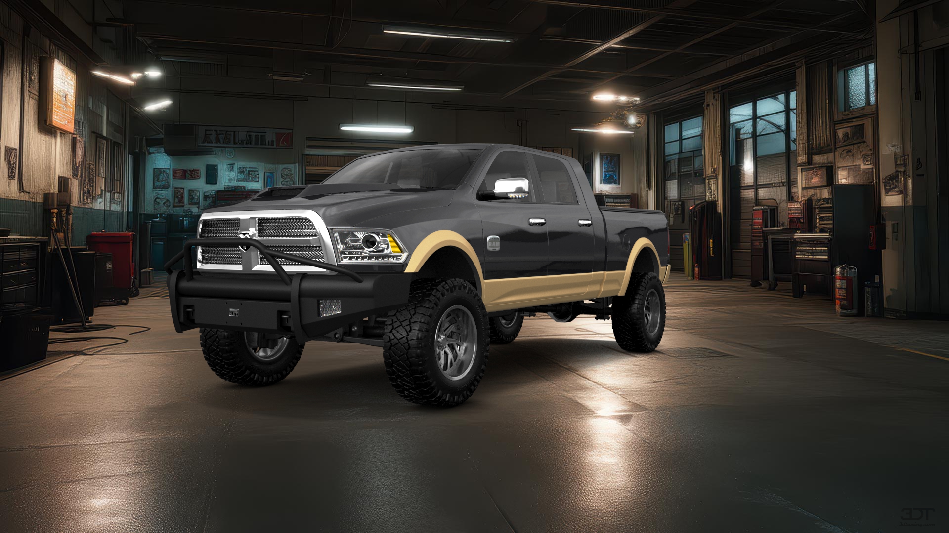 Dodge Ram 2500 Mega Cab 6.4 ft box 4 Door pickup truck 2010 tuning