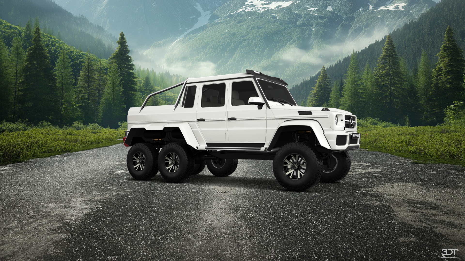 Mercedes G 63 AMG 6x6 4 Door pickup truck 2013