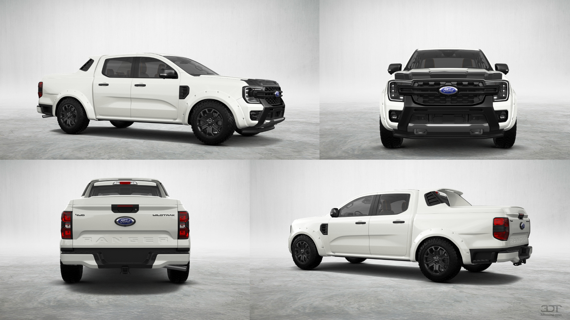 Ford Ranger 4 Door pickup truck 2022 tuning