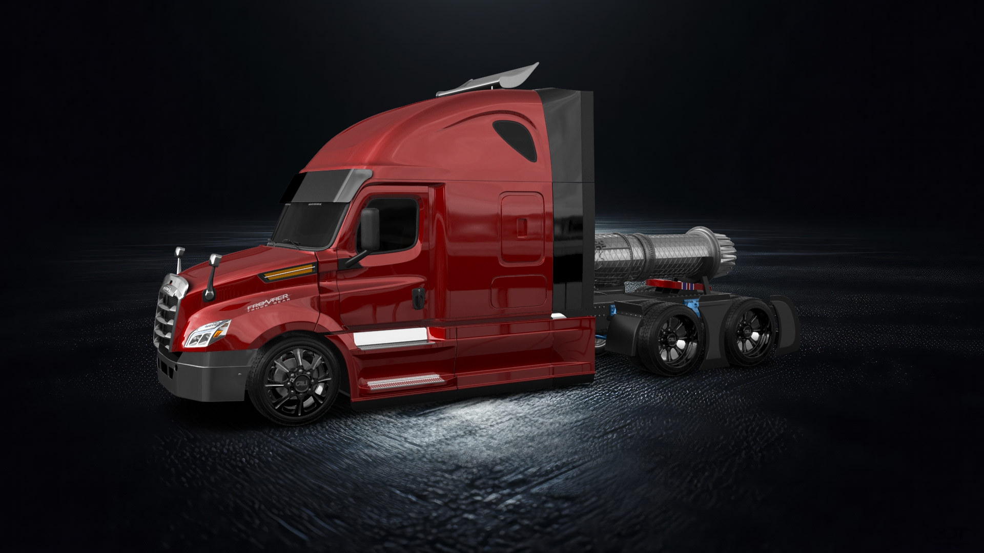 Freightliner Cascadia Sleeper Cab Truck 2018 tuning