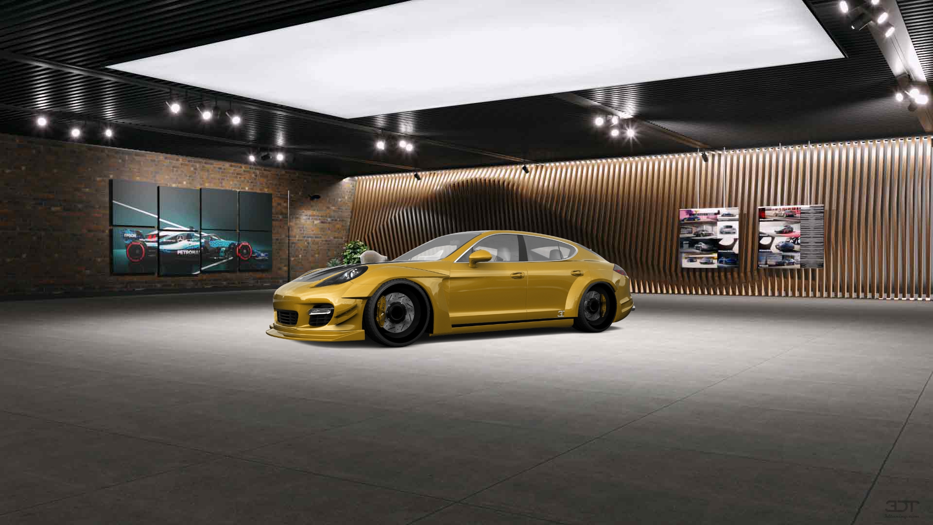 Porsche Panamera 4 door fastback saloon 2011