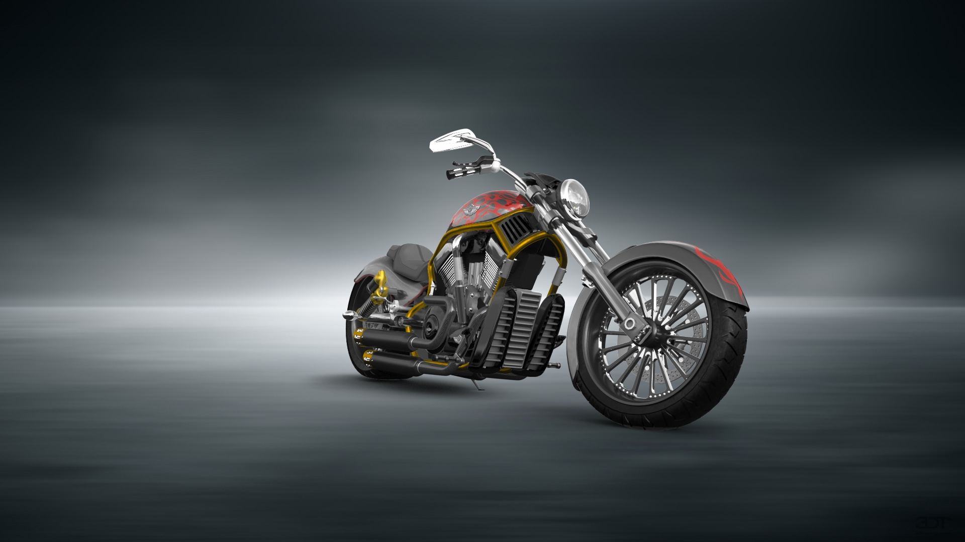 Harley-Davidson Custom Chopper Cruiser 2011 tuning