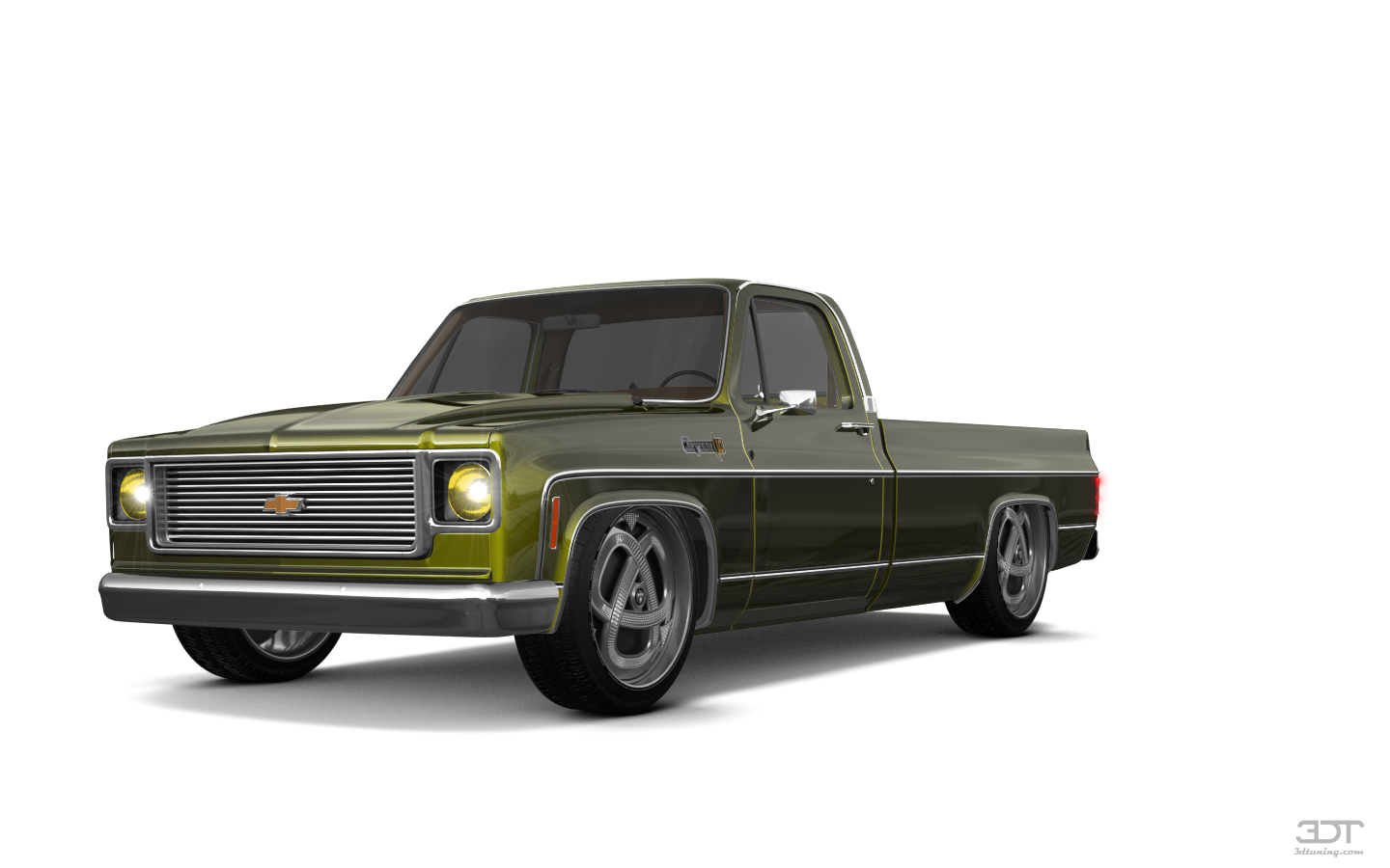 Tuning Chevrolet Silverado C-10 2 Door pickup truck 1973