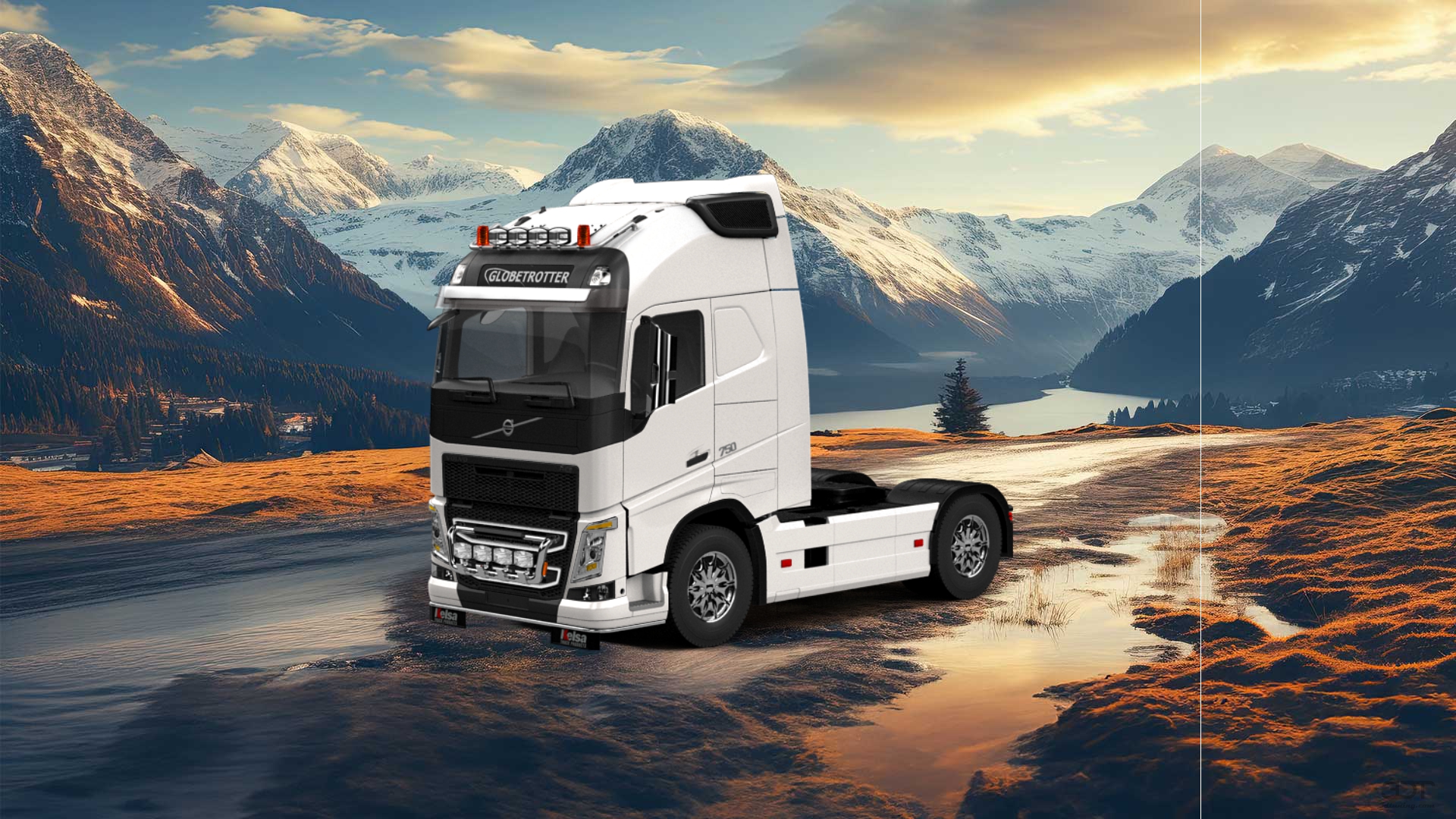 Volvo FH16 Globetrotter XL Cab Truck 2013 tuning
