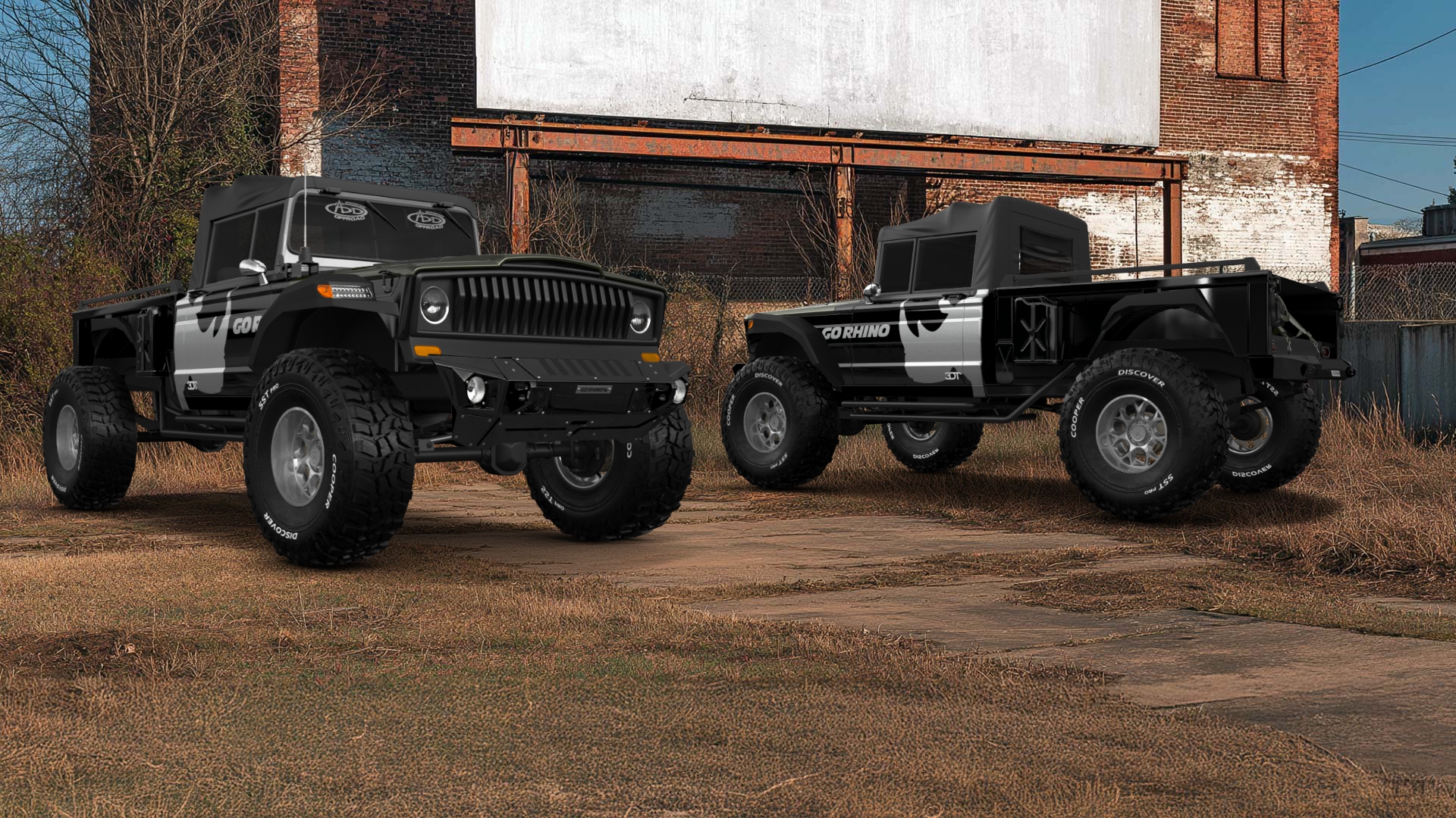 Jeep Kaiser M715 2 Door pickup truck 1968 tuning