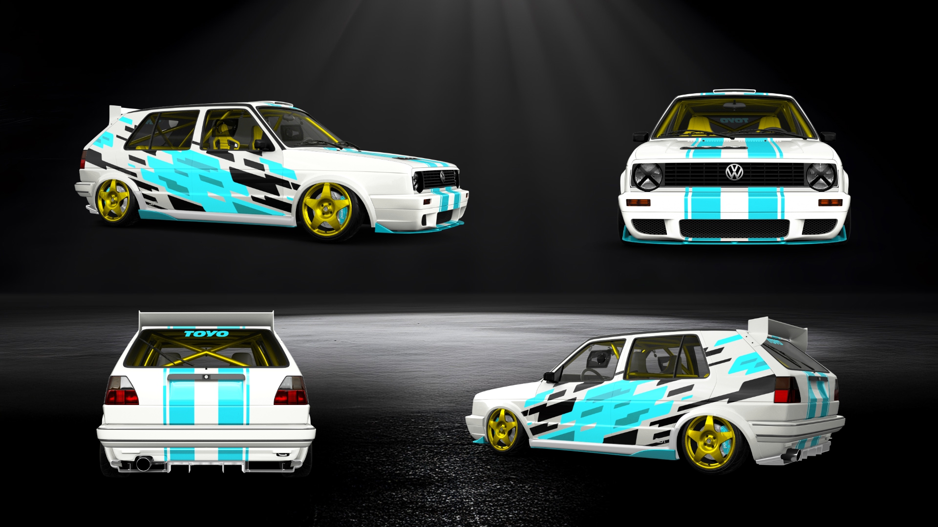 Volkswagen Golf Mk2 5 Door Hatchback 1983 tuning