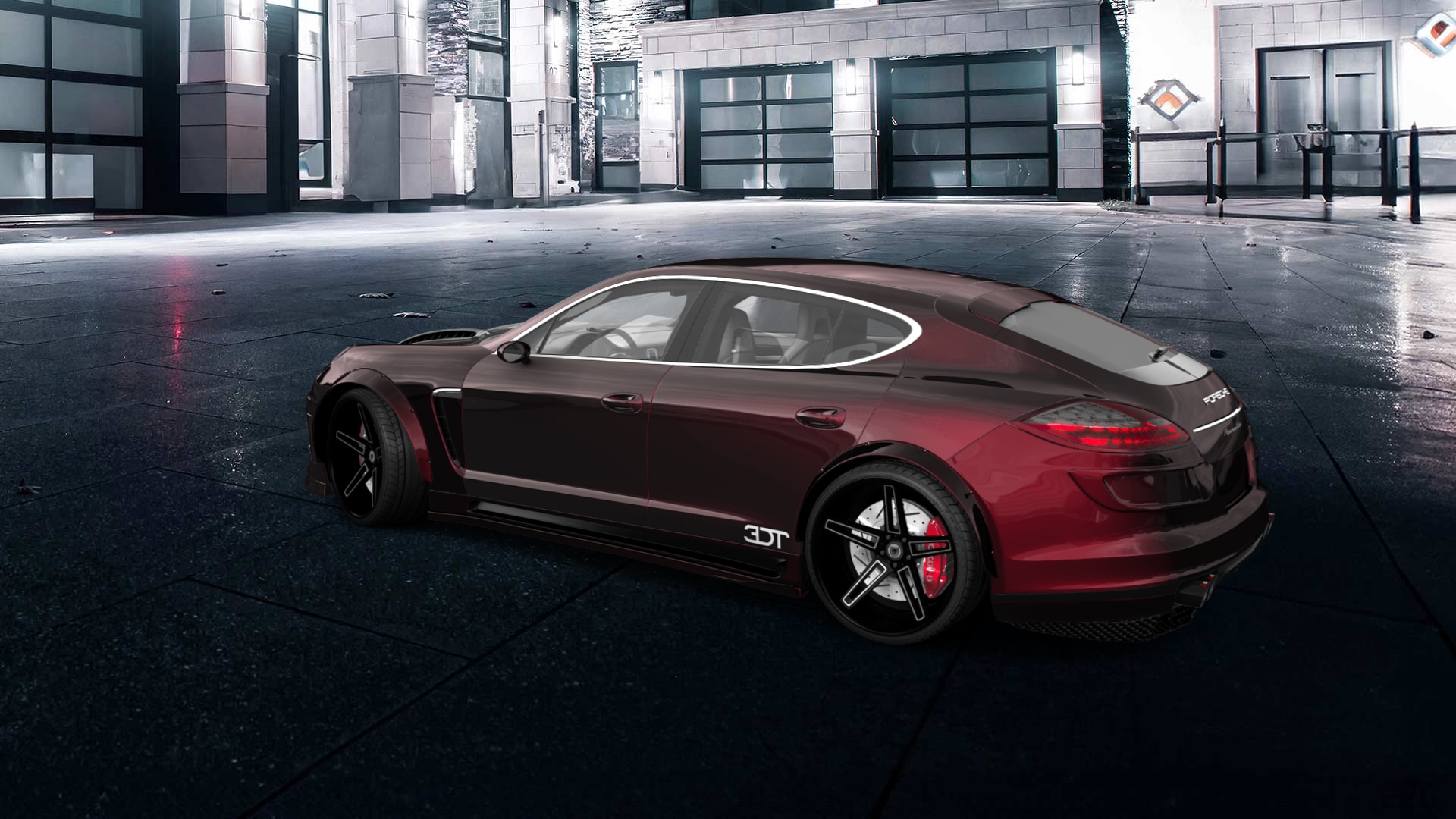 Porsche Panamera 4 door fastback saloon 2011 tuning