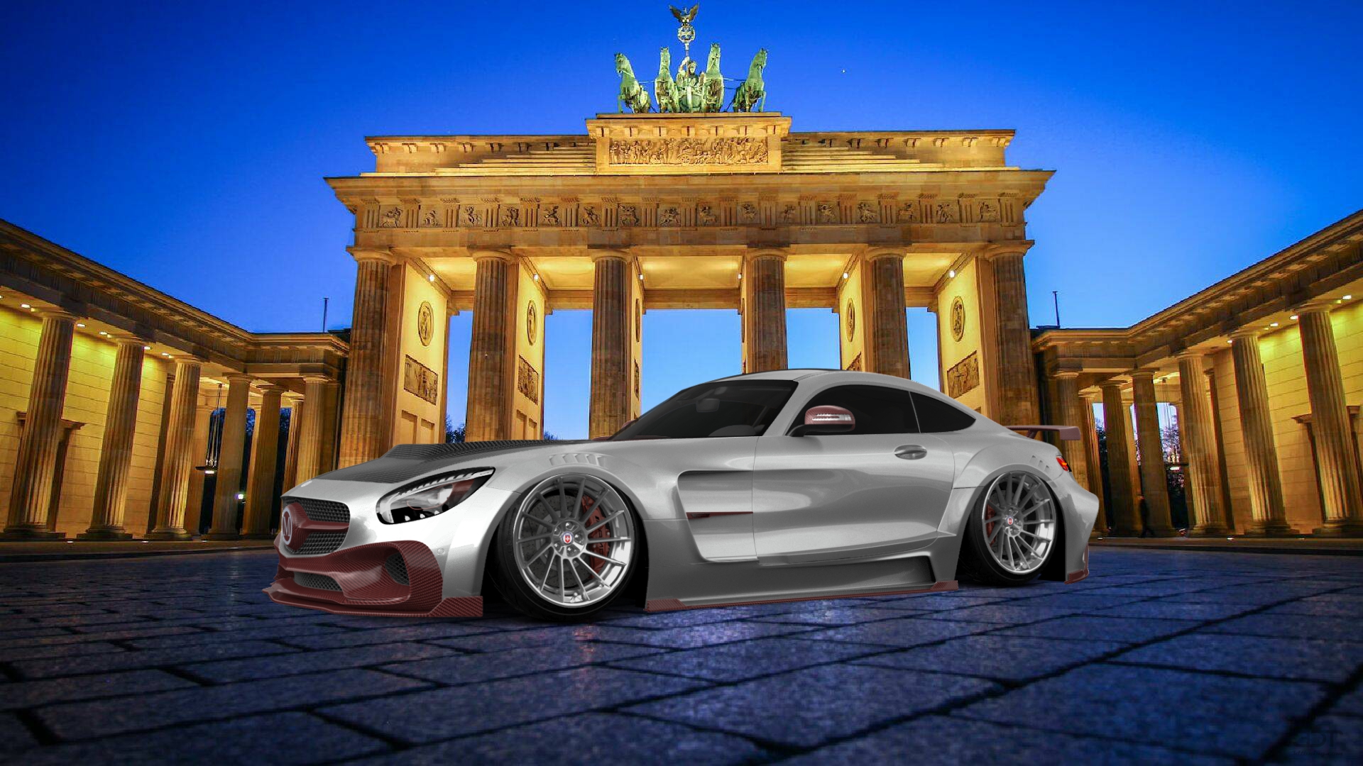 Mercedes AMG GT 2 door fastback coupe 2015