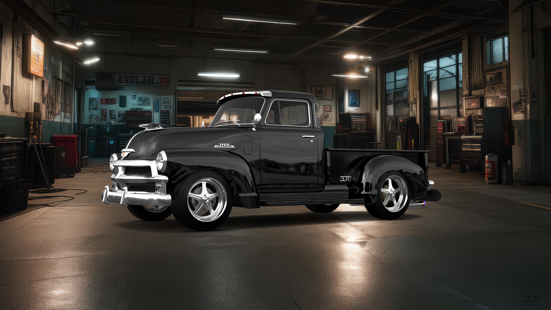 Chevrolet 3100 2 Door pickup truck 1954 tuning