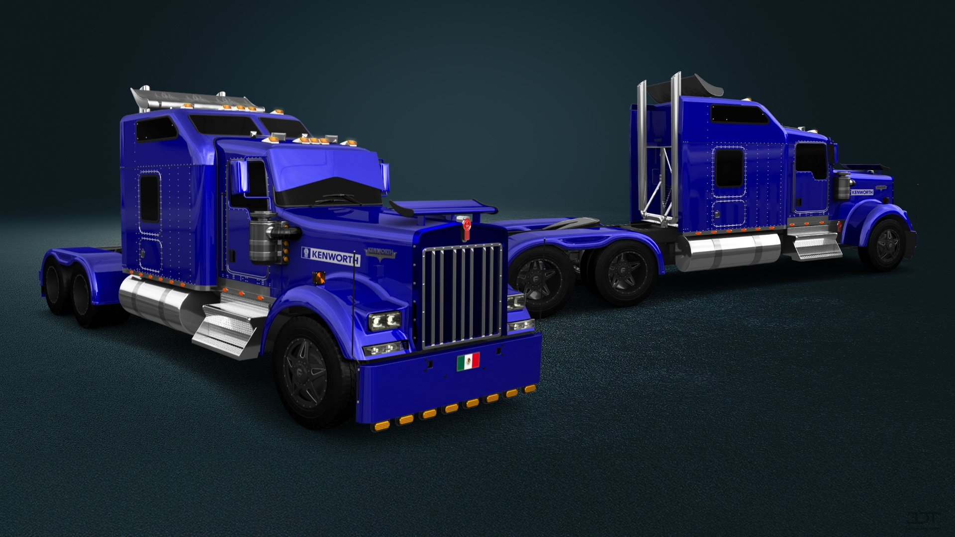 Kenworth W900 Sleeper Cab Truck 2015
