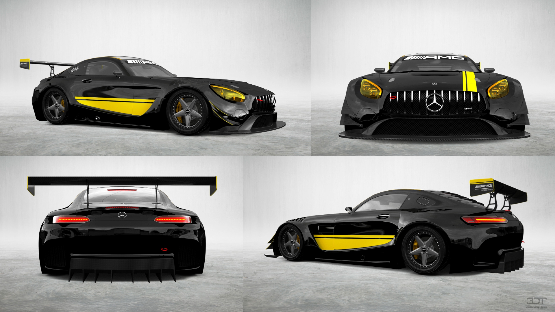 Mercedes AMG GT 2 door fastback coupe 2015 tuning