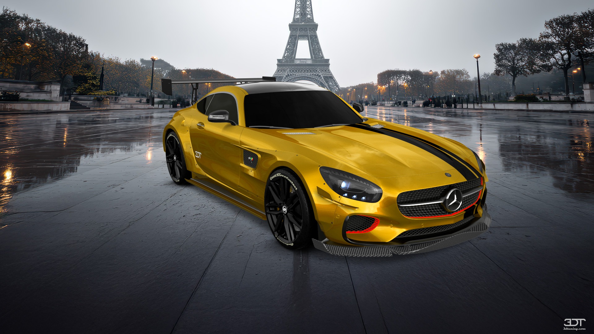 Mercedes AMG GT 2 door fastback coupe 2015 tuning