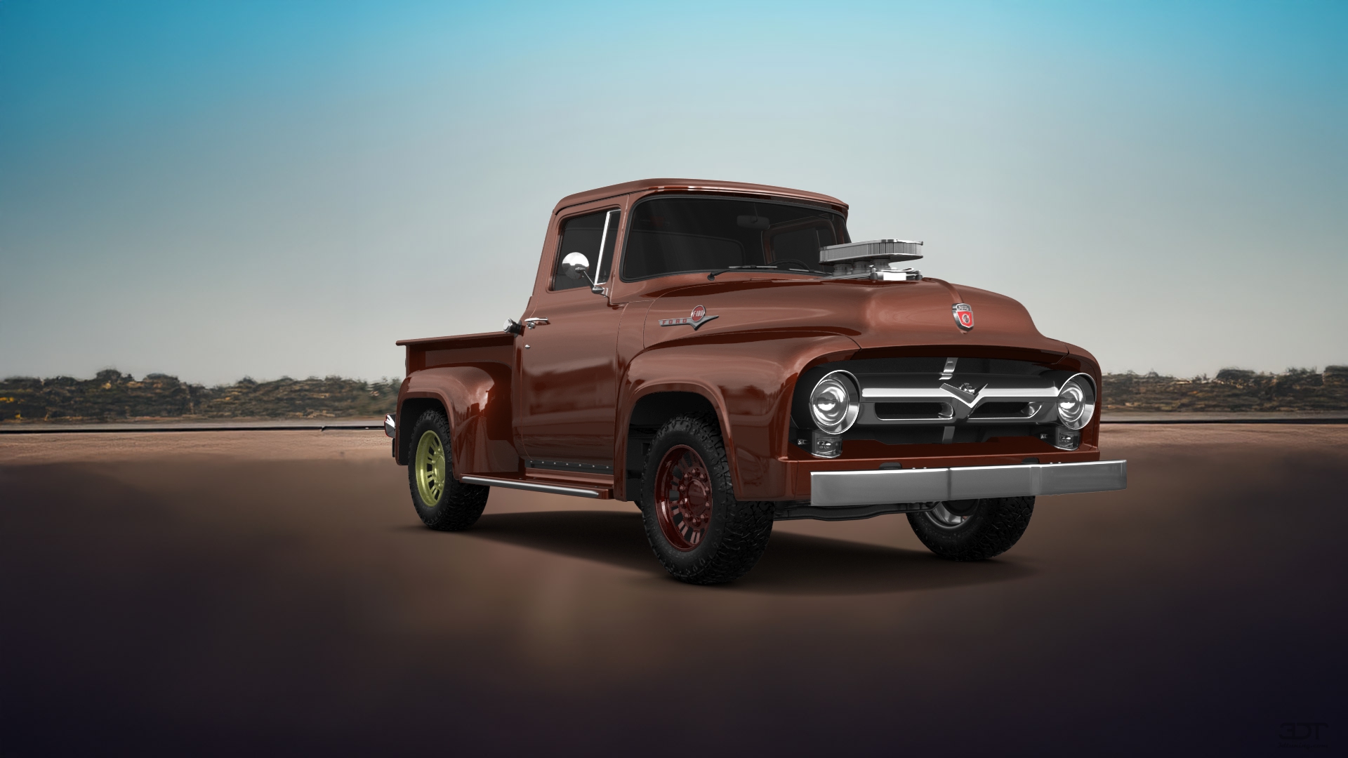 Ford F-100 2 Door truck 1956 tuning