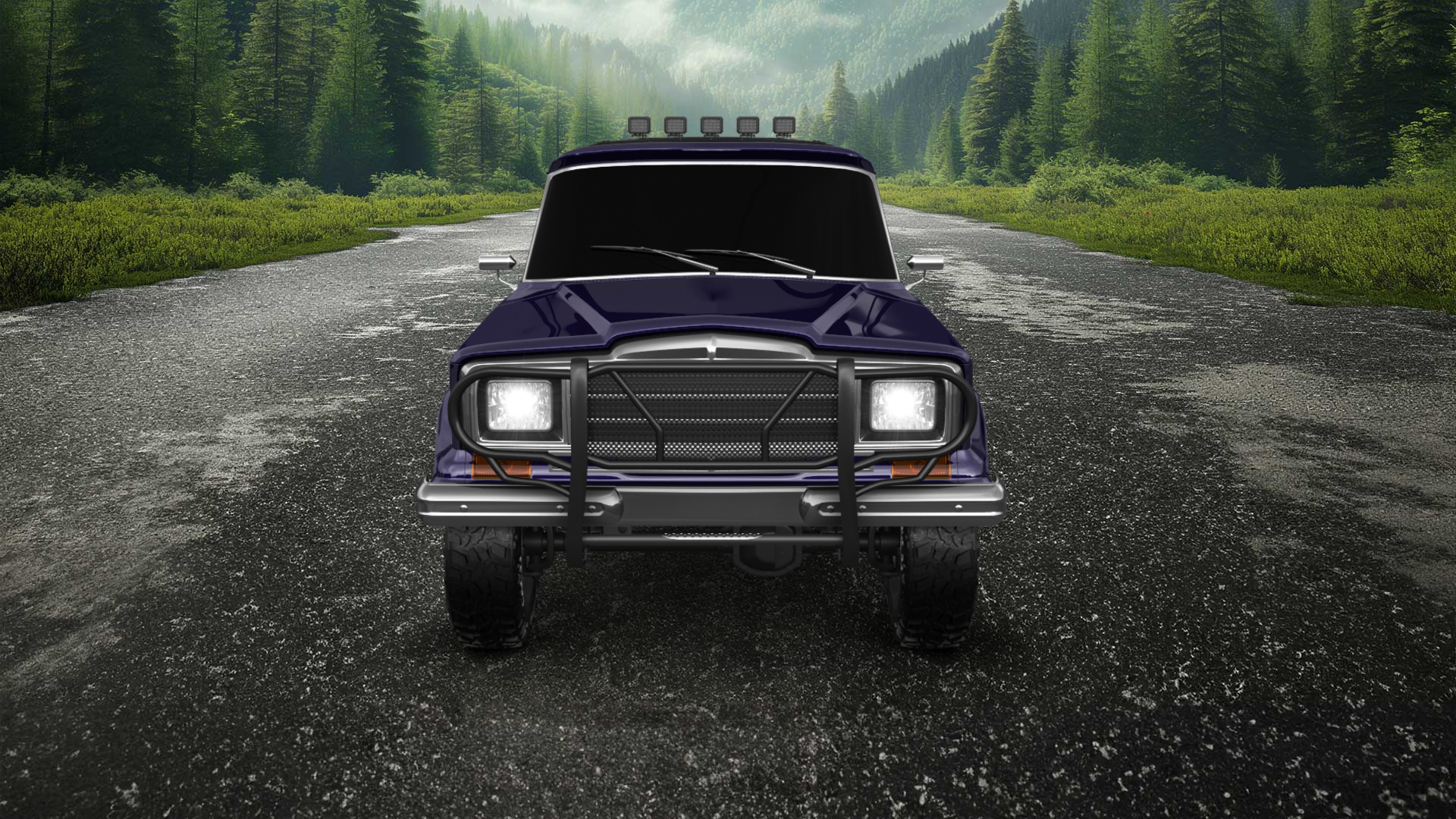 Jeep Gladiator SJ 2 Door pickup truck 1988 tuning