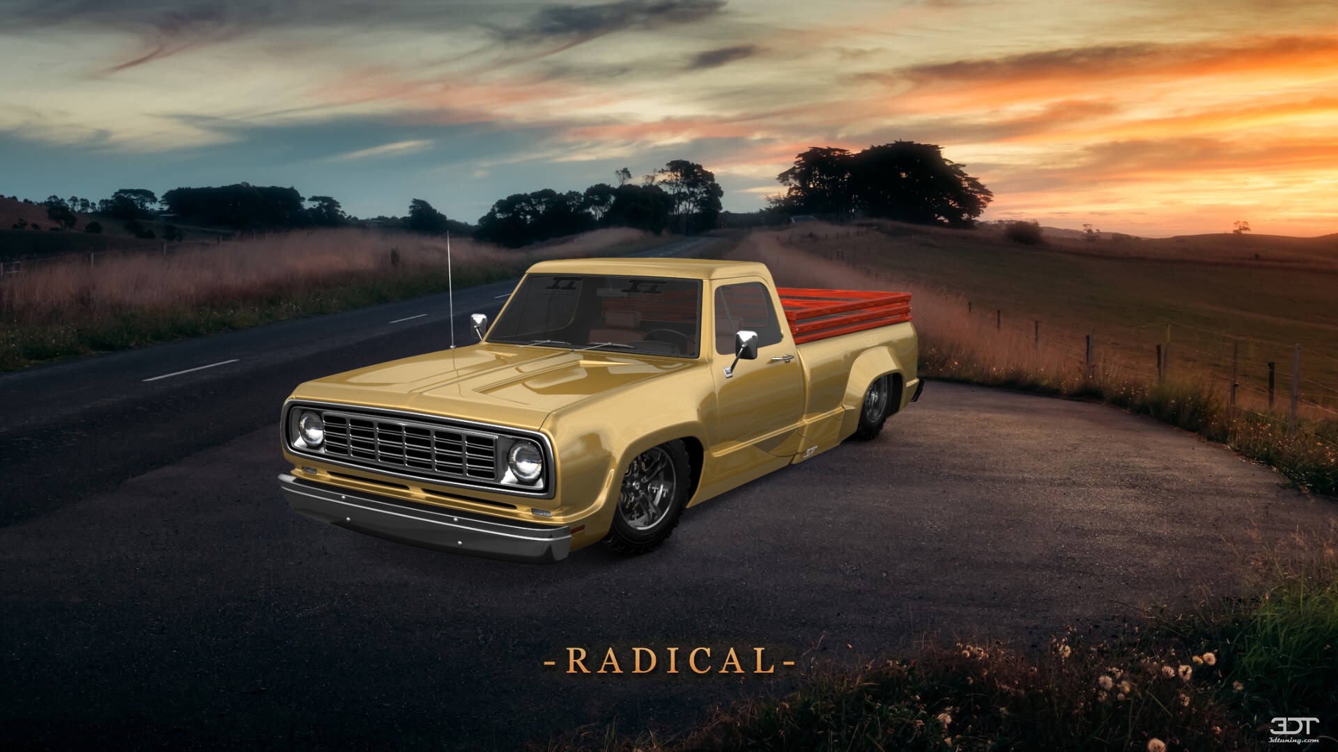 Dodge Power Wagon W200 2 Door pickup truck 1972 tuning