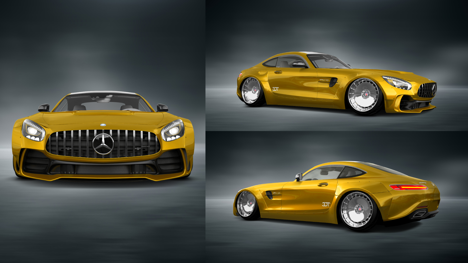 Mercedes AMG GT 2 door fastback coupe 2015 tuning