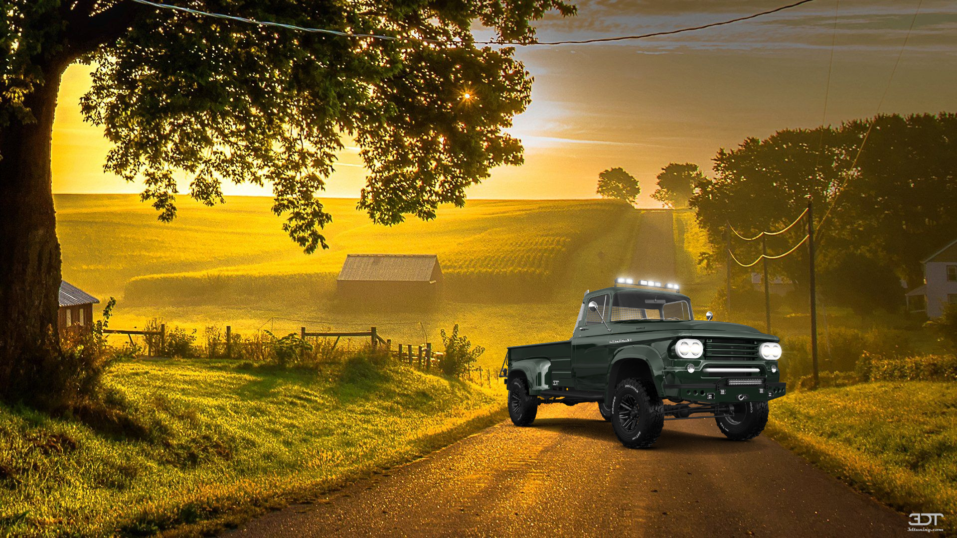 Dodge Power Wagon W300 2 Door pickup truck 1958