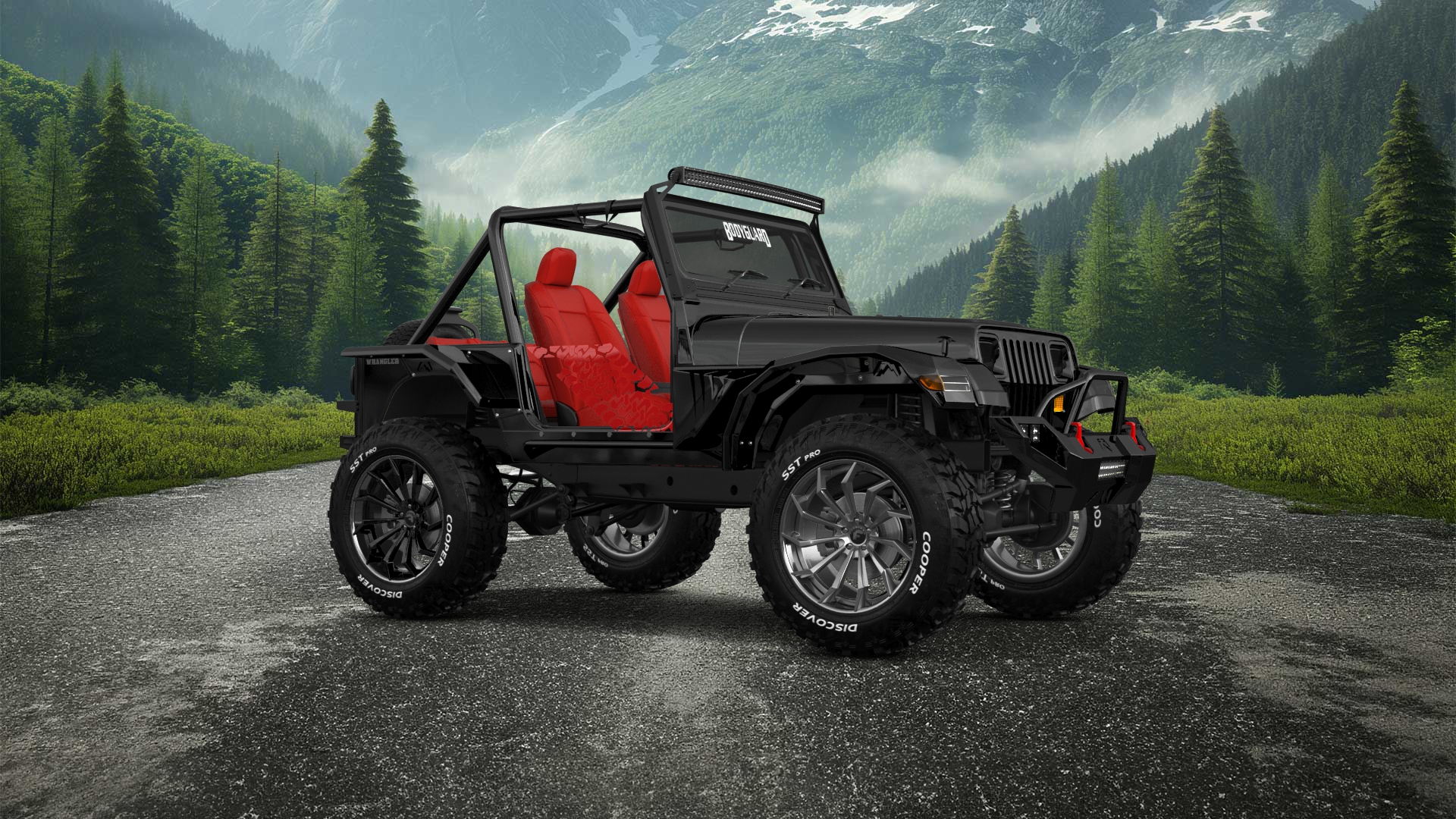 Jeep Wrangler YJ 2 Door SUV 1990 tuning