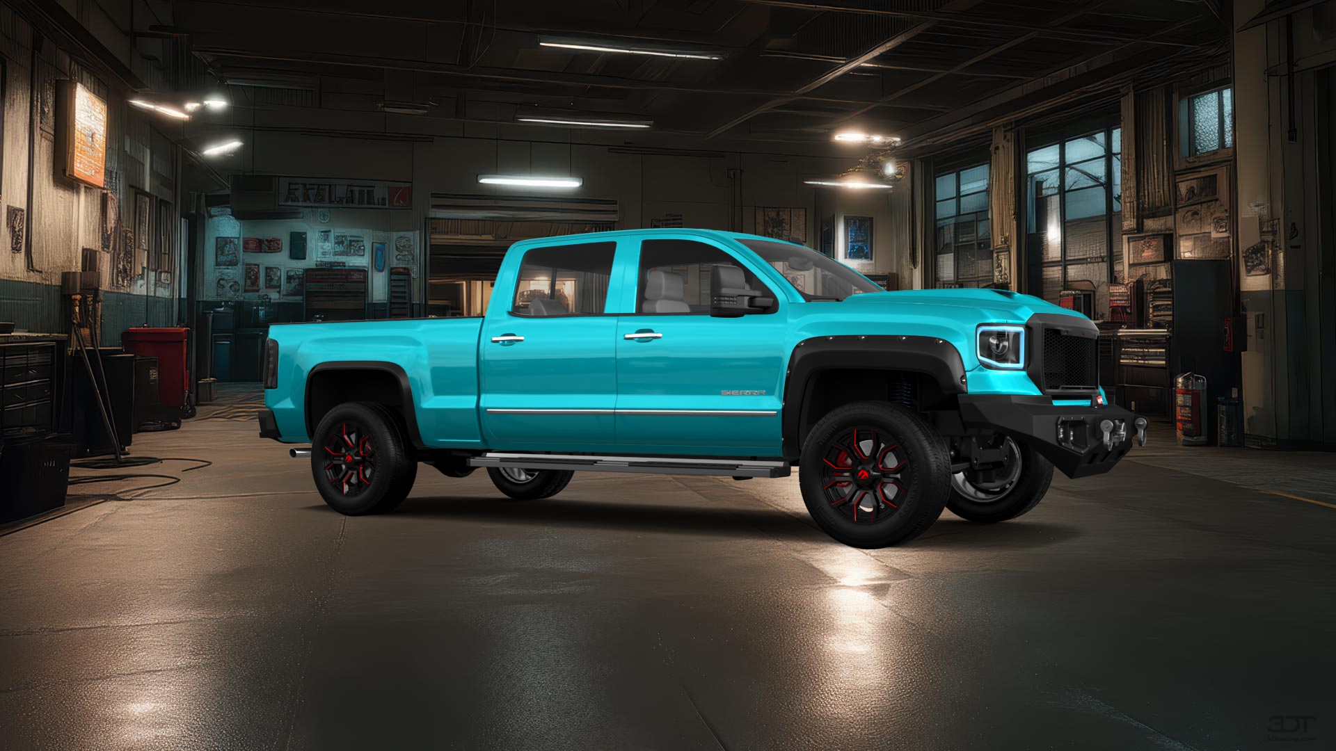 GMC Sierra 1500 Crew Cab 6.5ft box 4 Door Truck 2014 tuning