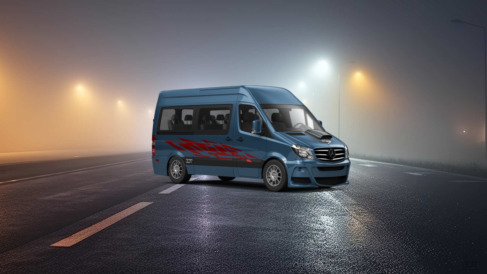 Mercedes Sprinter Passenger Van 2013 tuning