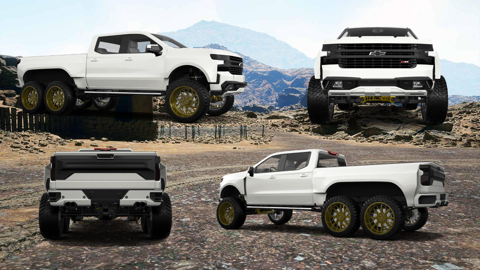 Chevrolet Silverado Hennessey Goliath 6X6 Truck 2020 tuning