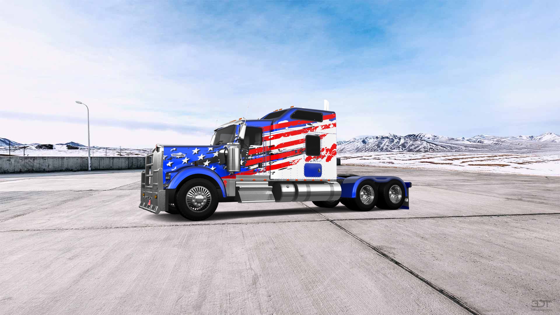 Kenworth W900 Sleeper Cab Truck 2015 tuning