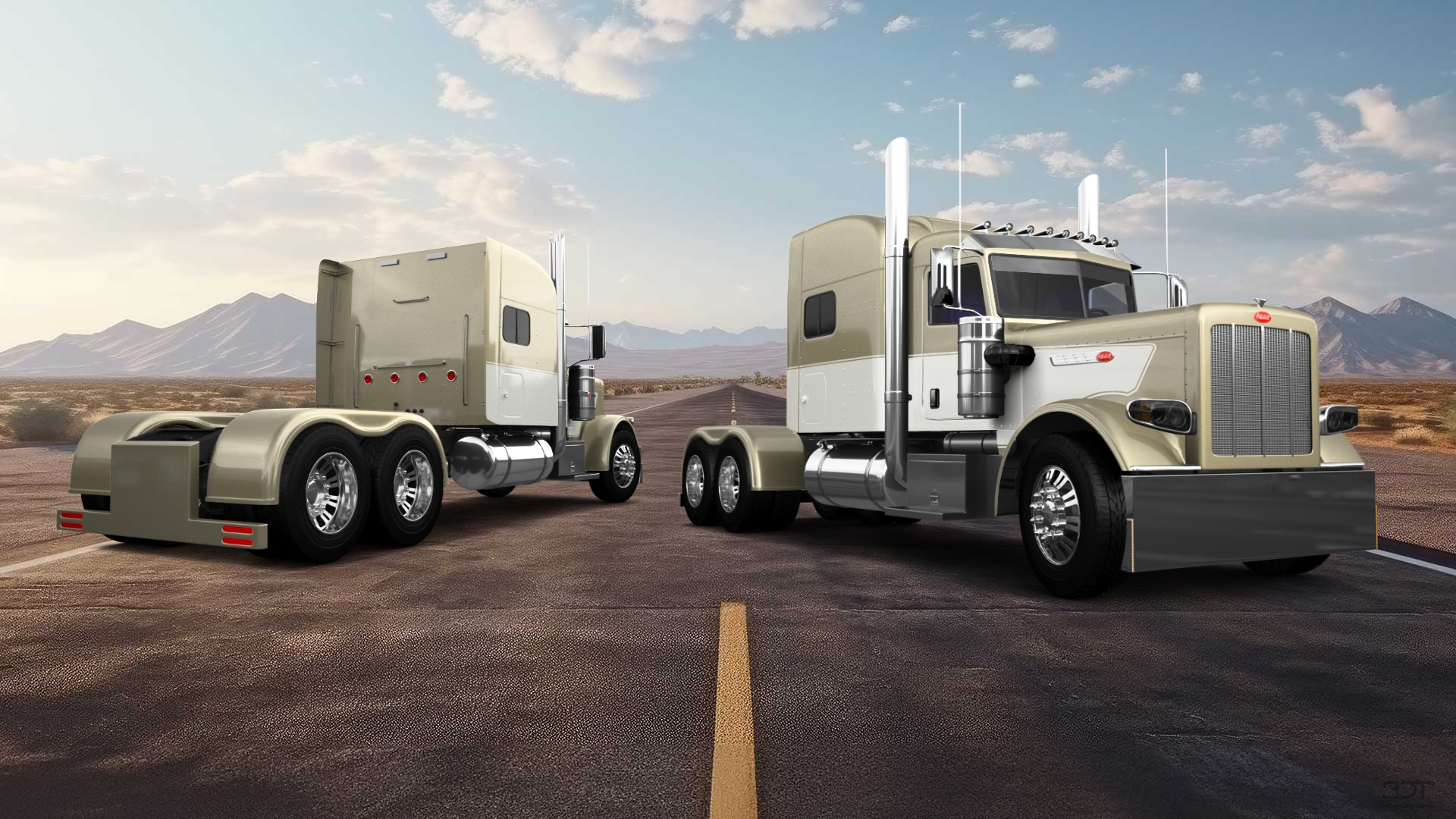 Peterbilt 389 Sleeper Cab Truck 2016