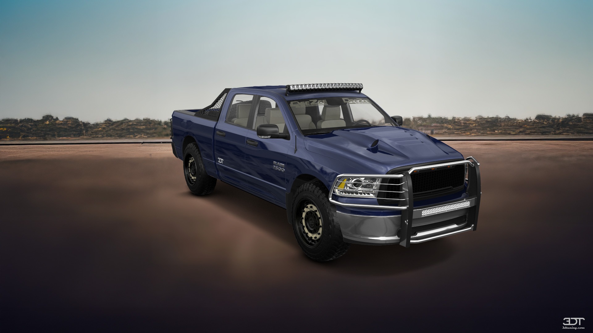 Dodge Ram 1500 Crew Cab 6.4 ft box 4 Door pickup truck 2009 tuning