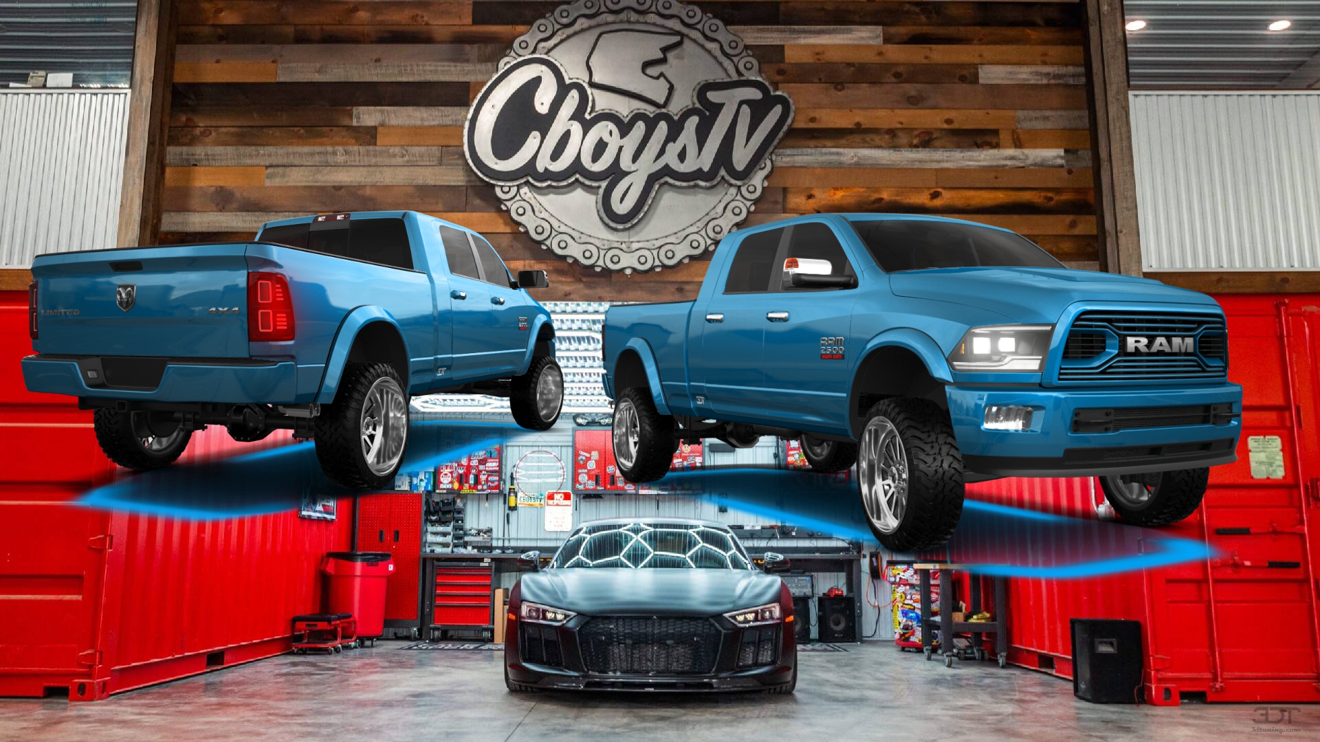 Dodge Ram 2500 Mega Cab 6.4 ft box 4 Door pickup truck 2010