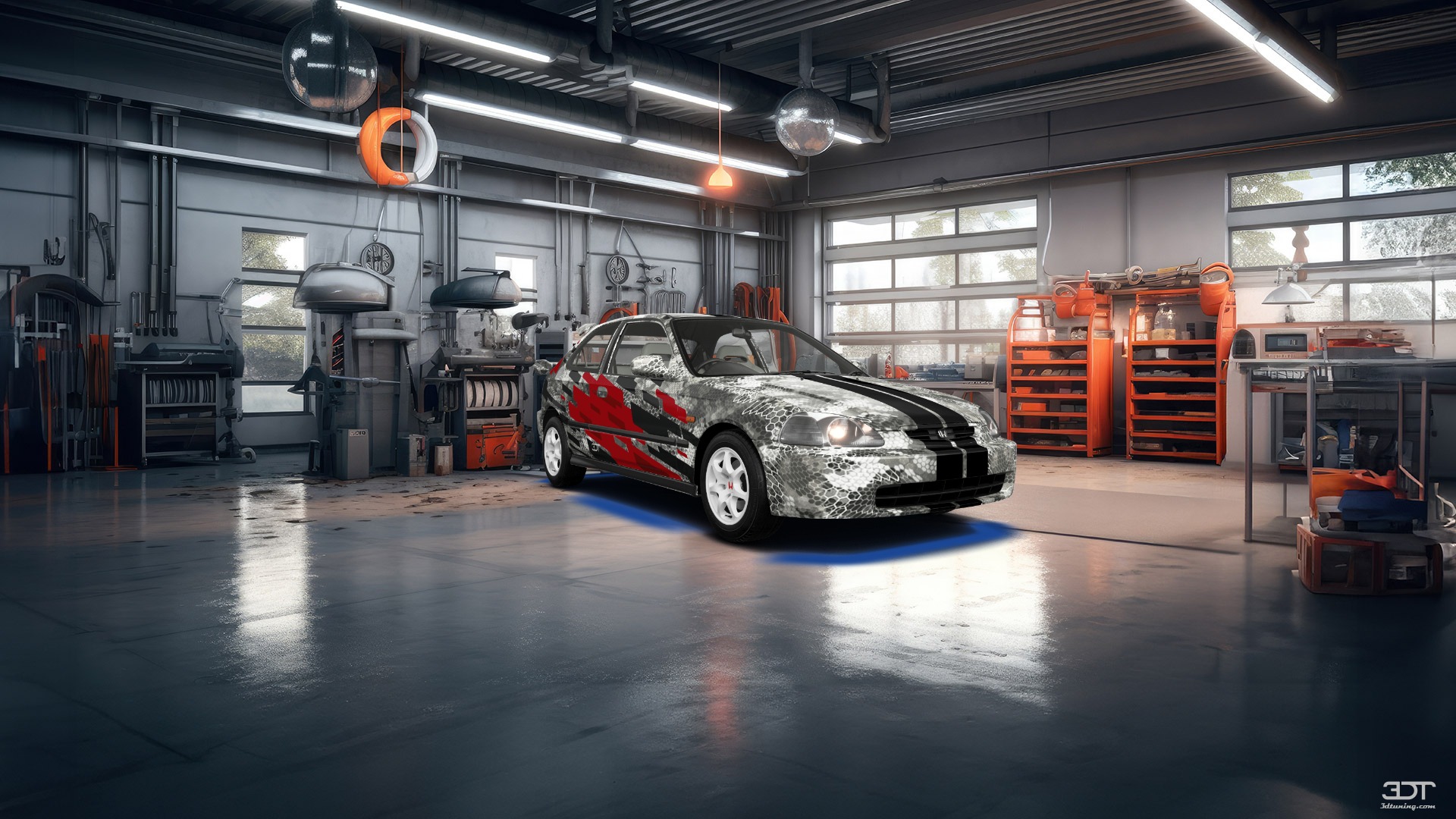 Honda Civic 3 Door Hatchback 1997 tuning