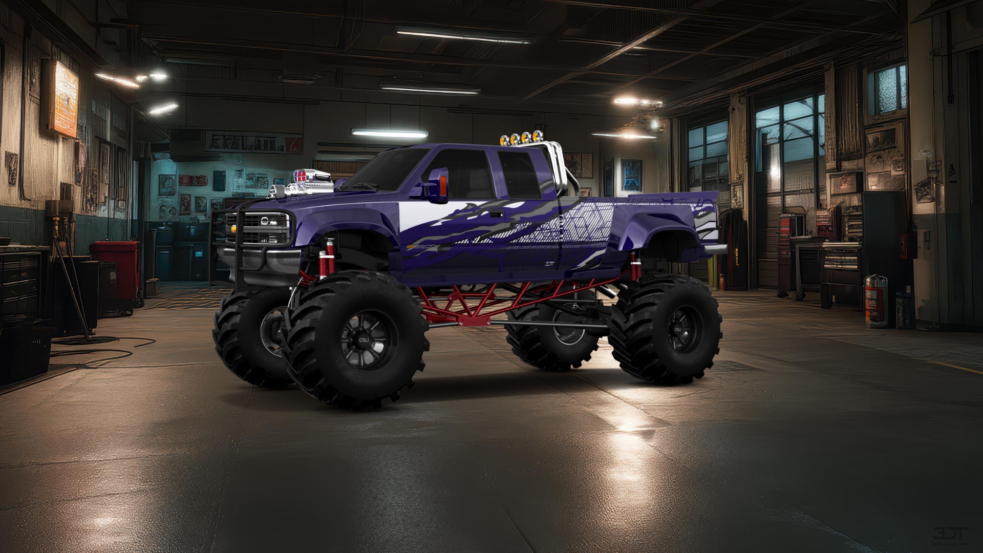 Chevrolet K3500 Extended Cab Pickup Truck 1988 tuning
