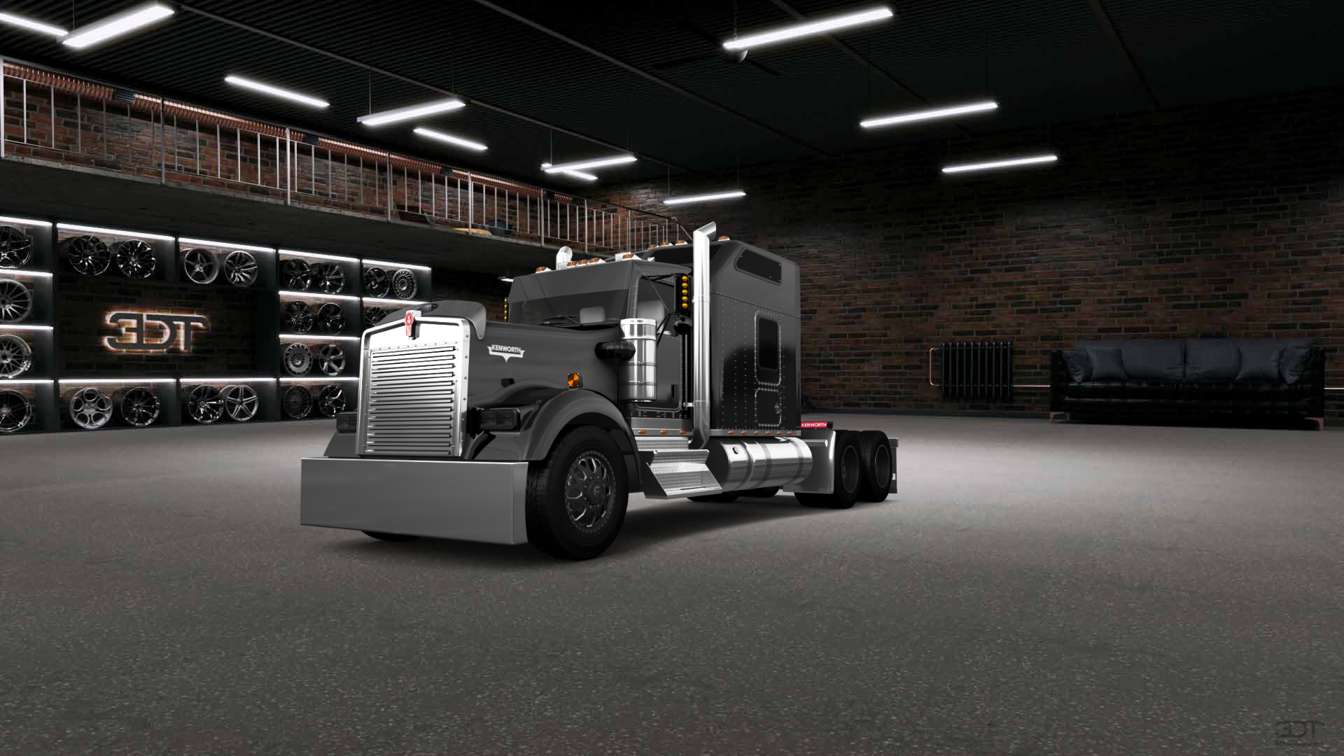 Kenworth W900 Sleeper Cab Truck 2015 tuning