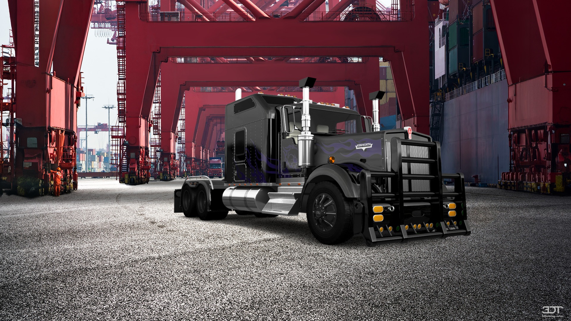 Kenworth W900 Sleeper Cab Truck 2015