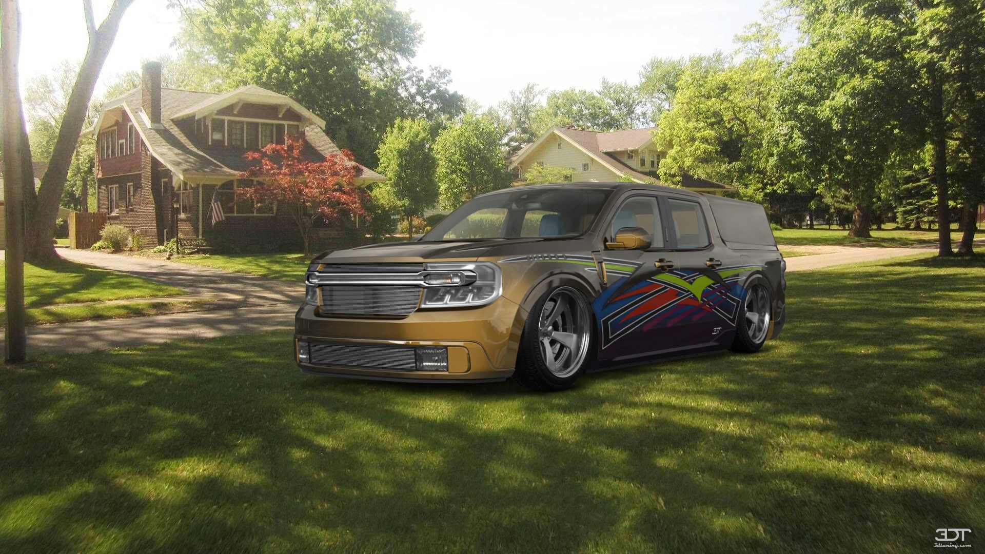Tuning Ford Maverick 4 Door pickup truck 2022