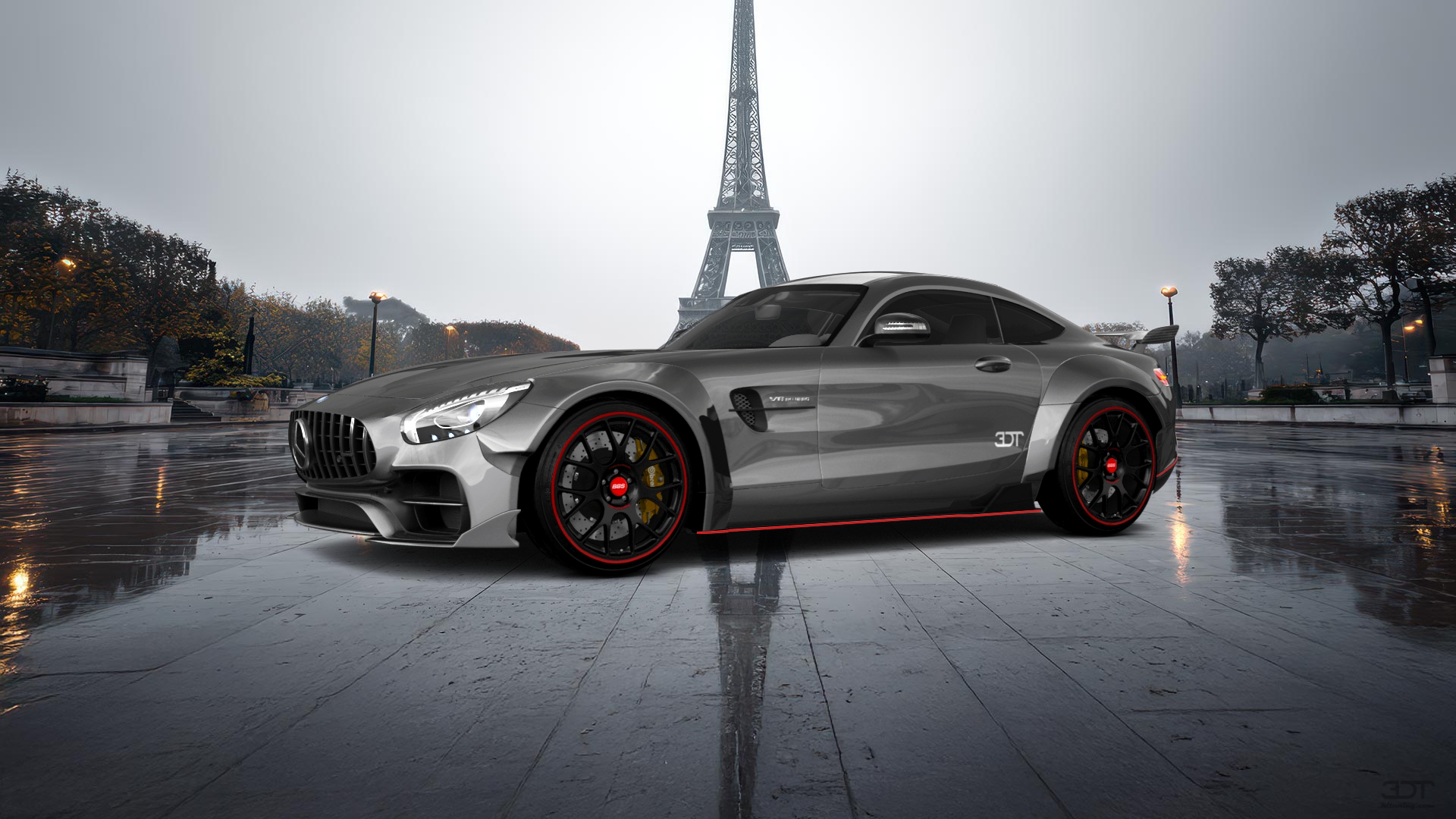 Mercedes AMG GT 2 door fastback coupe 2015 tuning