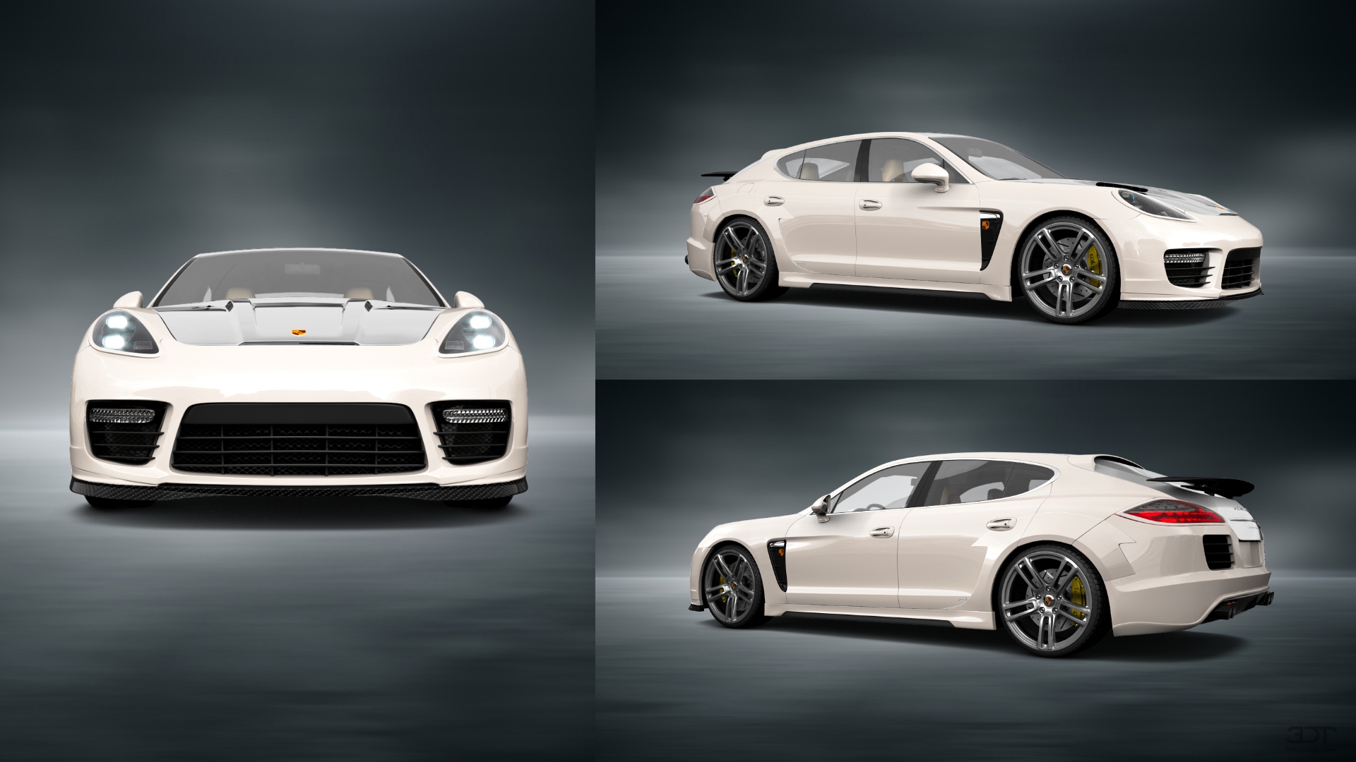 Porsche Panamera 4 door fastback saloon 2011 tuning