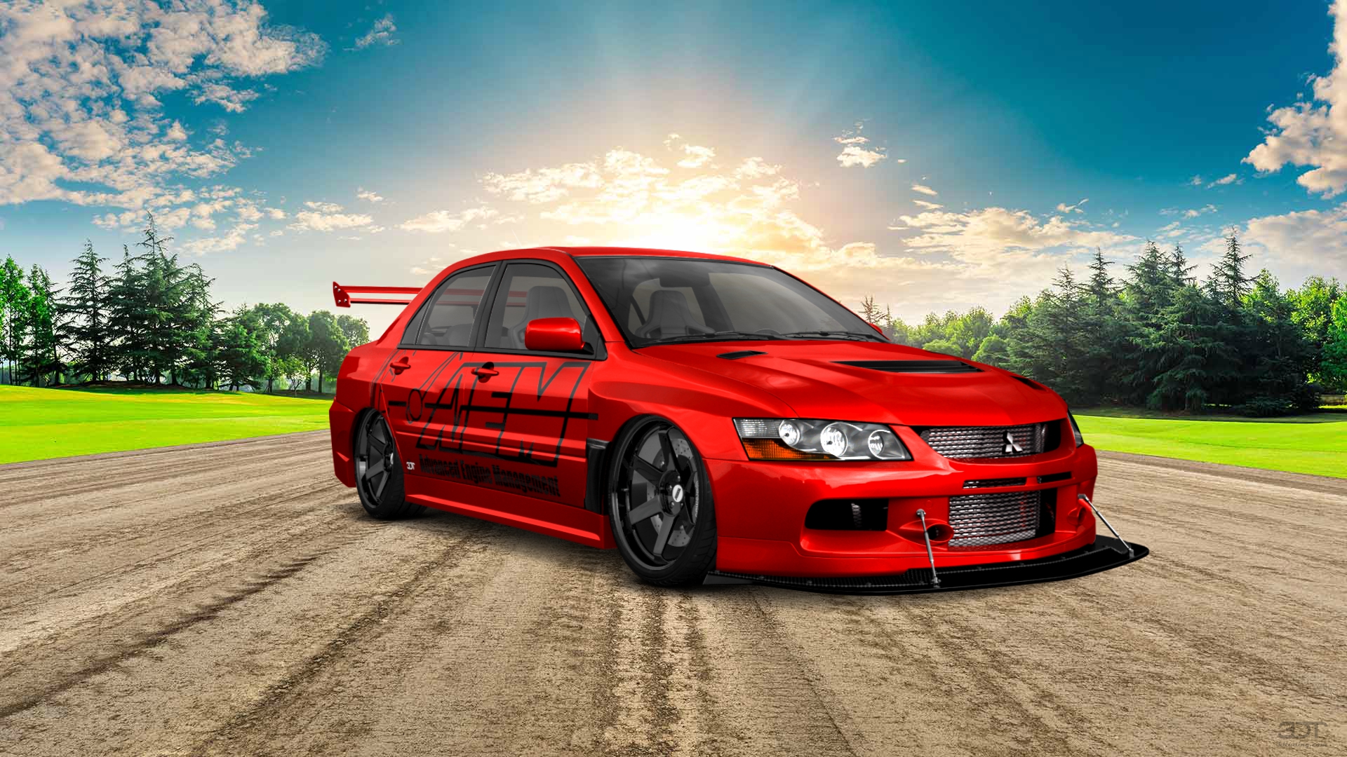 Mitsubishi Lancer Evo IX 4 Door Saloon 2005 tuning