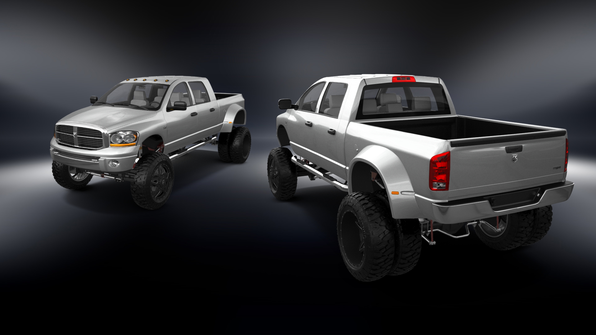 Dodge Ram 3500 Dually 4 Door pickup truck 2007