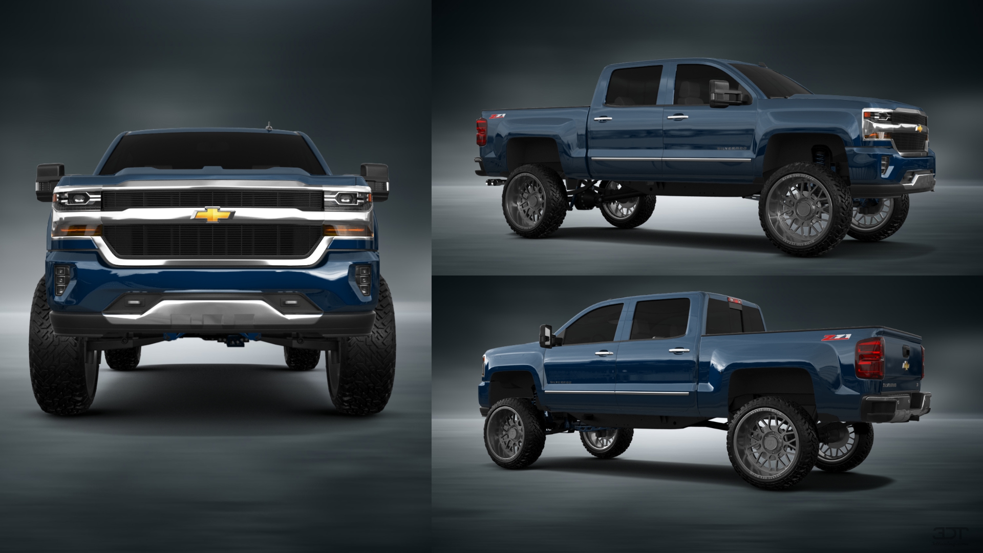 Chevrolet Silverado 1500 4 Door pickup truck 2016 tuning
