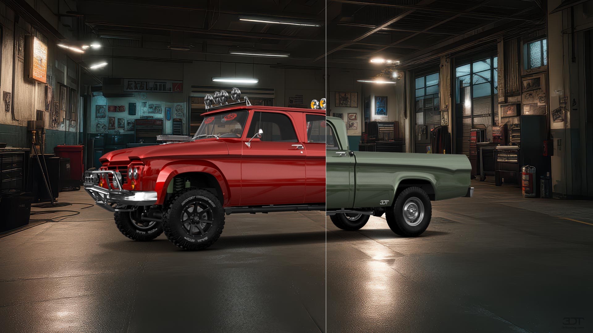 Dodge Power Wagon 4 Door pickup truck 1964 Images