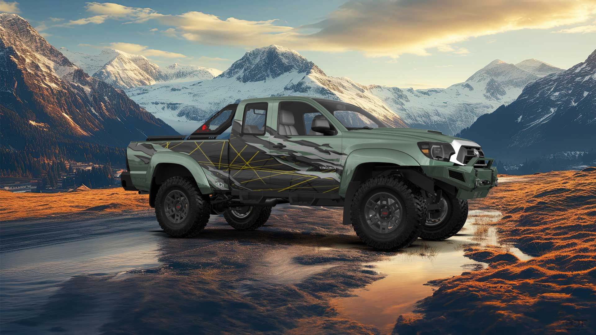 Toyota Tacoma Access Cab 6.2 ft box Pickup Truck 2012