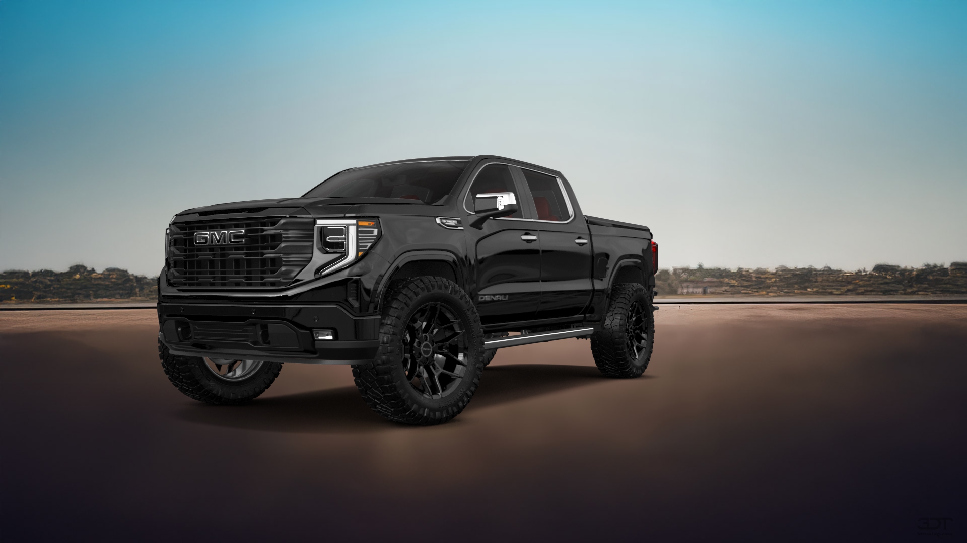 GMC Sierra 1500 Crew Cab 5.8 ft box 4 Door pickup truck 2023 tuning