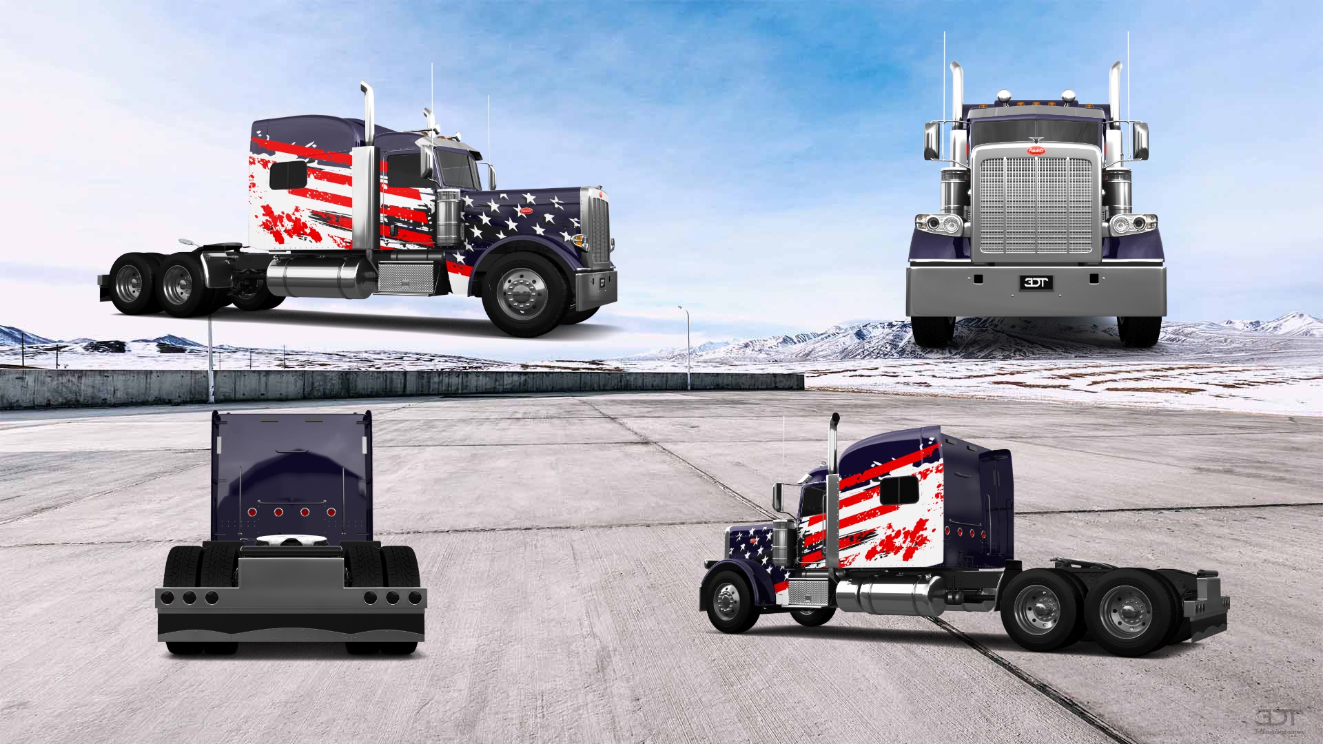 Peterbilt 389 Sleeper Cab Truck 2016 tuning