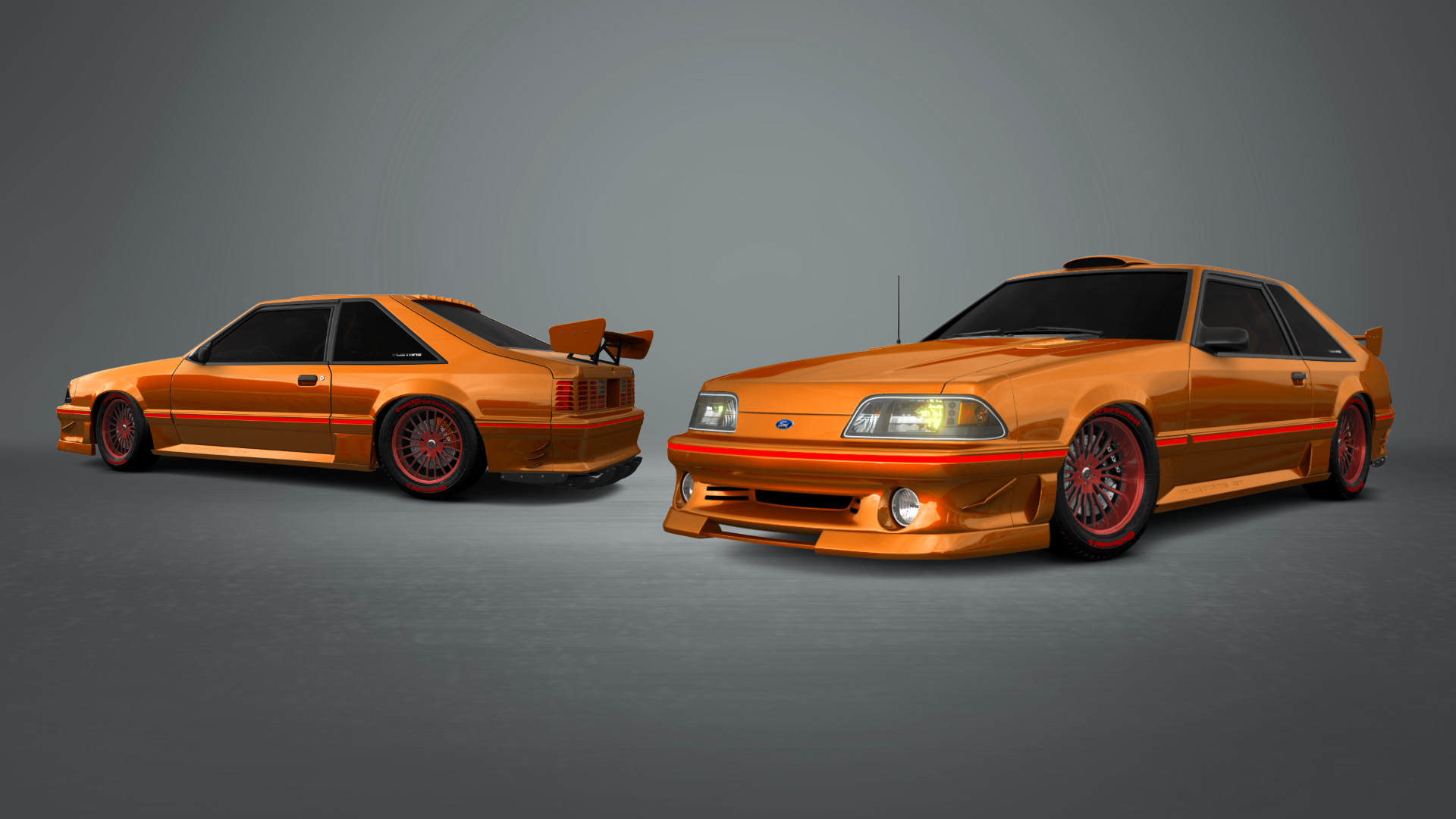 Ford Mustang 3 Door Hatchback 1988 tuning
