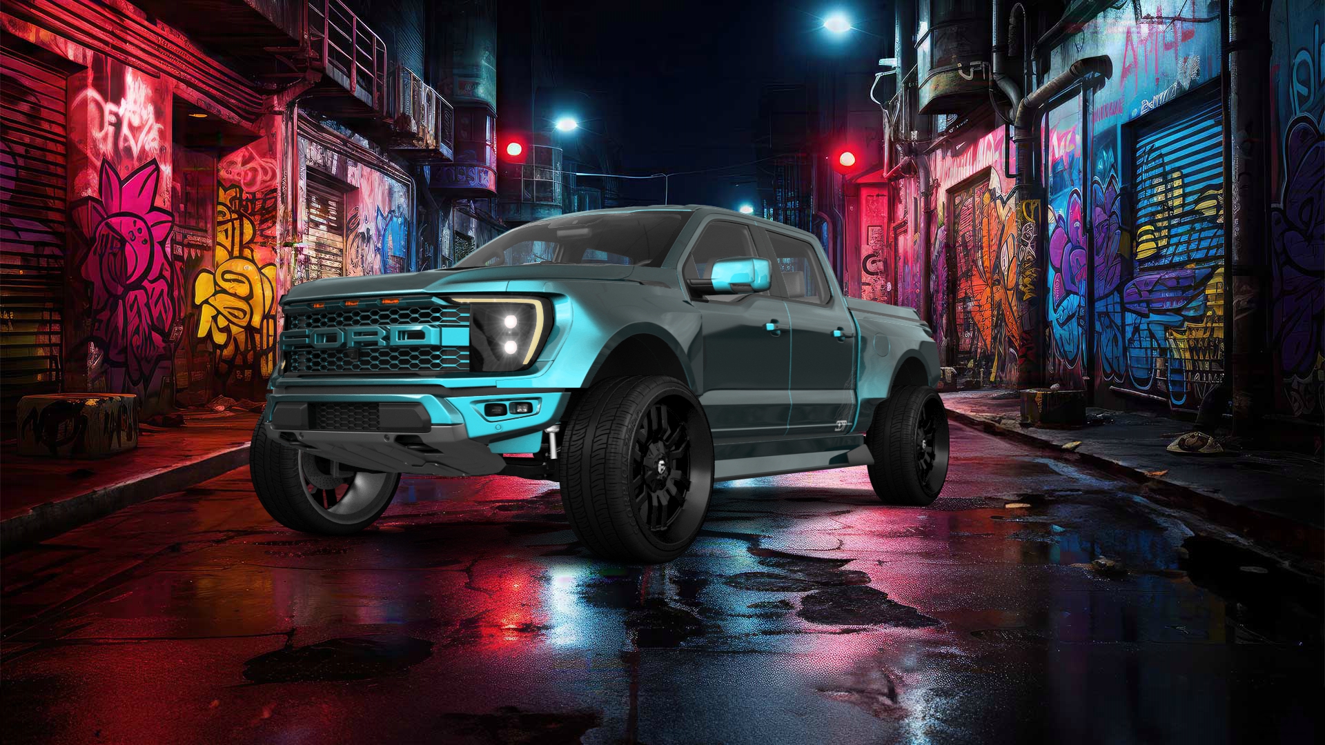 Ford F-150 Raptor 4 Door pickup truck 2021