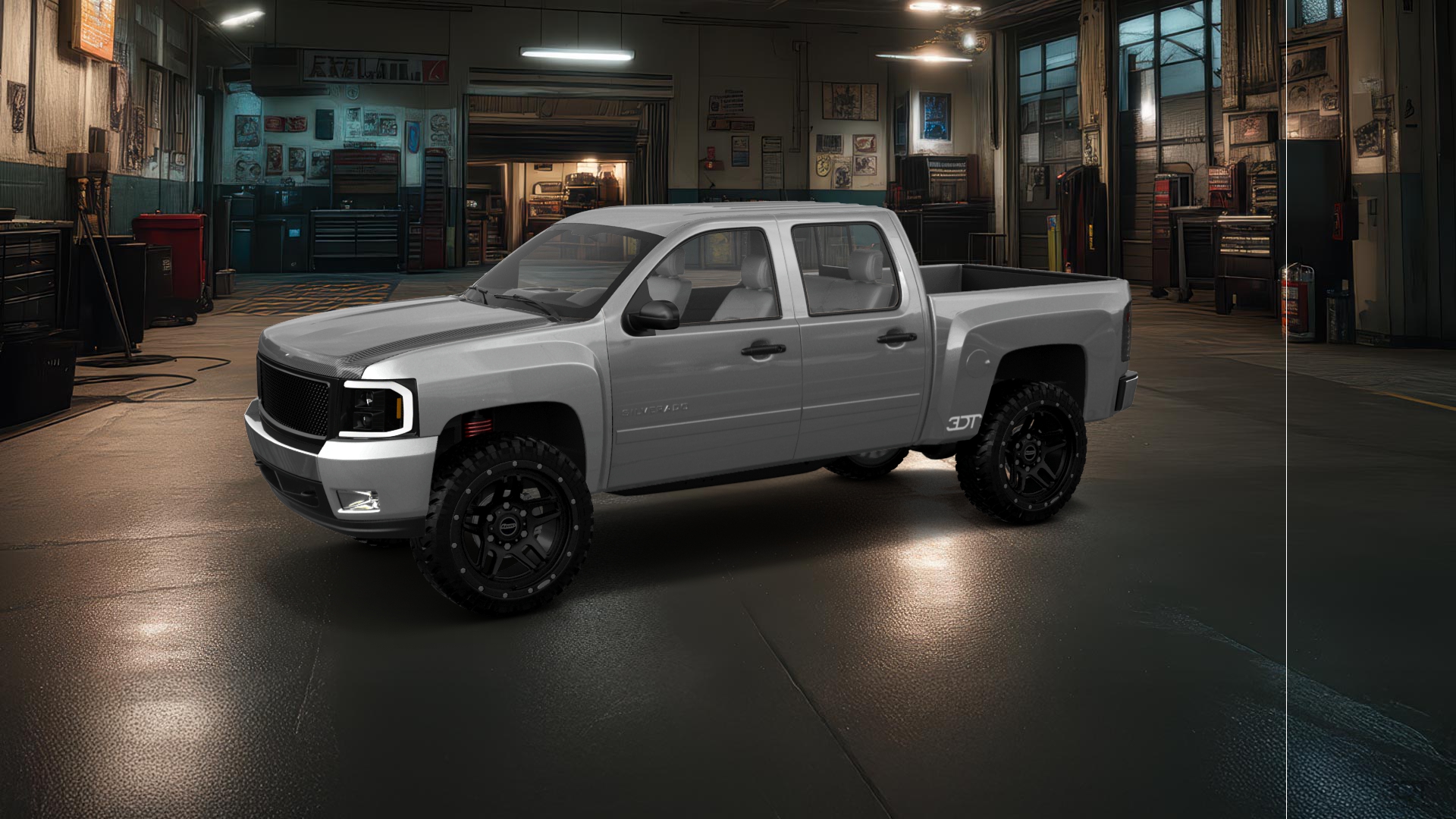 Chevrolet Silverado 1500 Crew Cab 4 Door pickup truck 2007 tuning